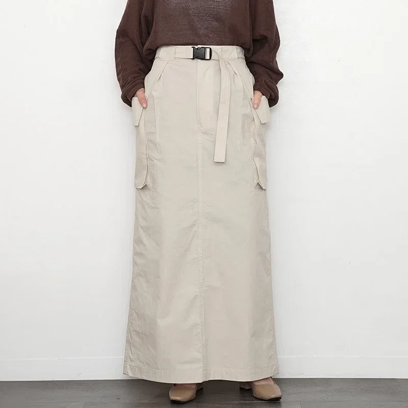 スカート pheeny Cotton nylon dump military skirt PHEENY/COTTON NYLON DUMP MILITARY SKIRT(WHITE)