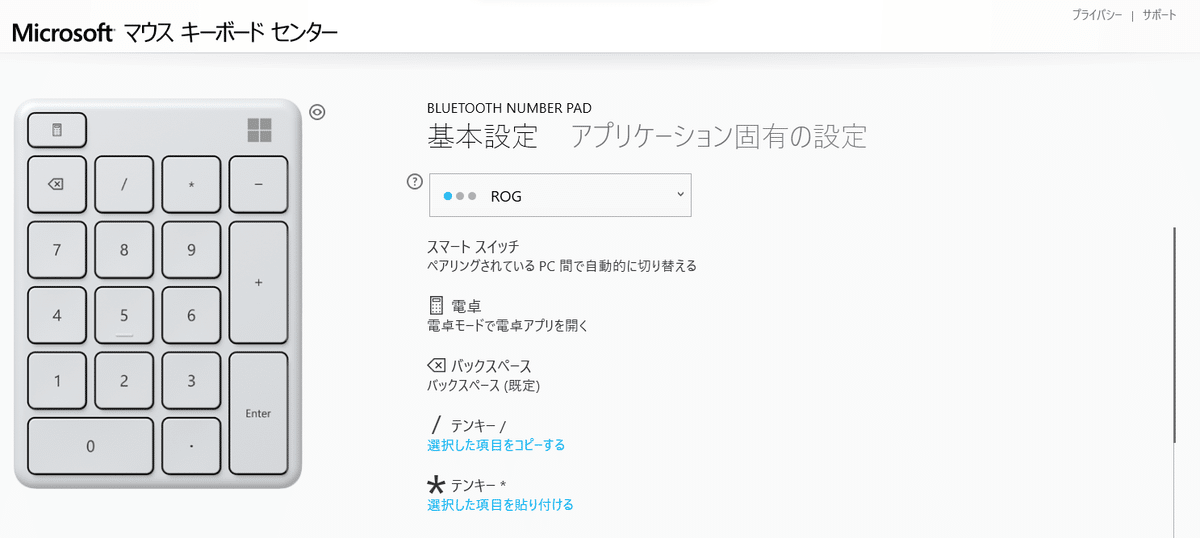 外観だけじゃない：白系ガジェットMicrosoft Number Pad｜わちゃ