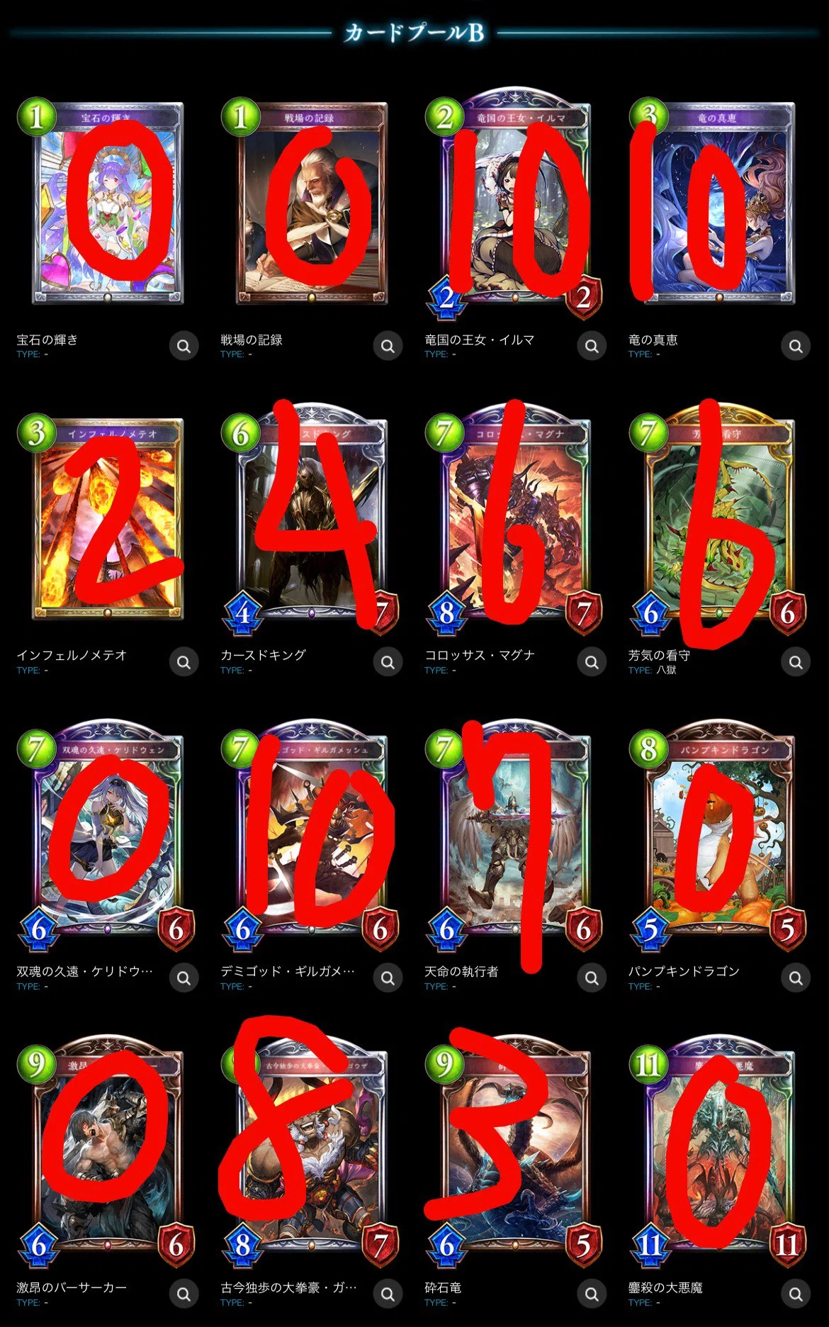 Strategy Pick CUP vol.5 蓮華点数表｜蓮華