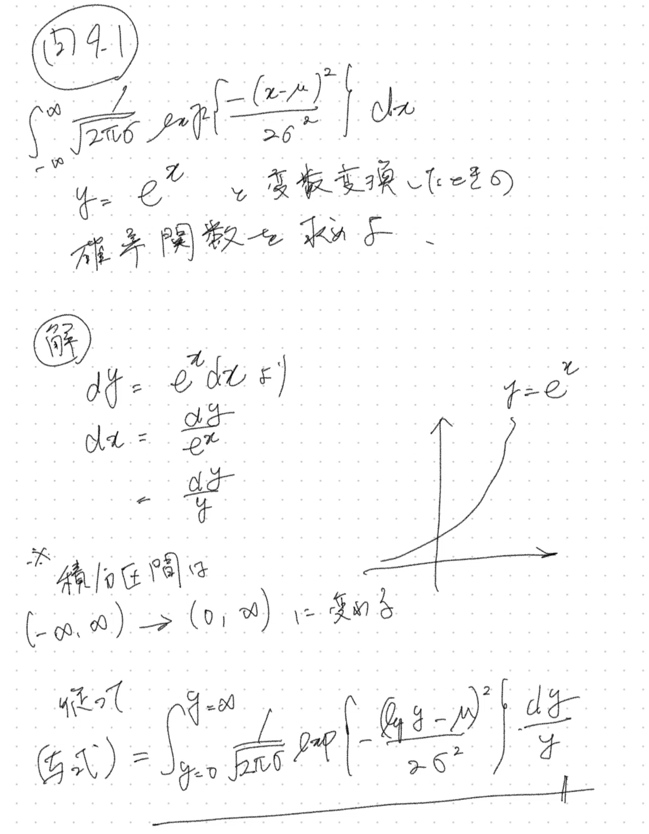 統計準1級 第4章 変数変換 解説｜Kai.lazykoala