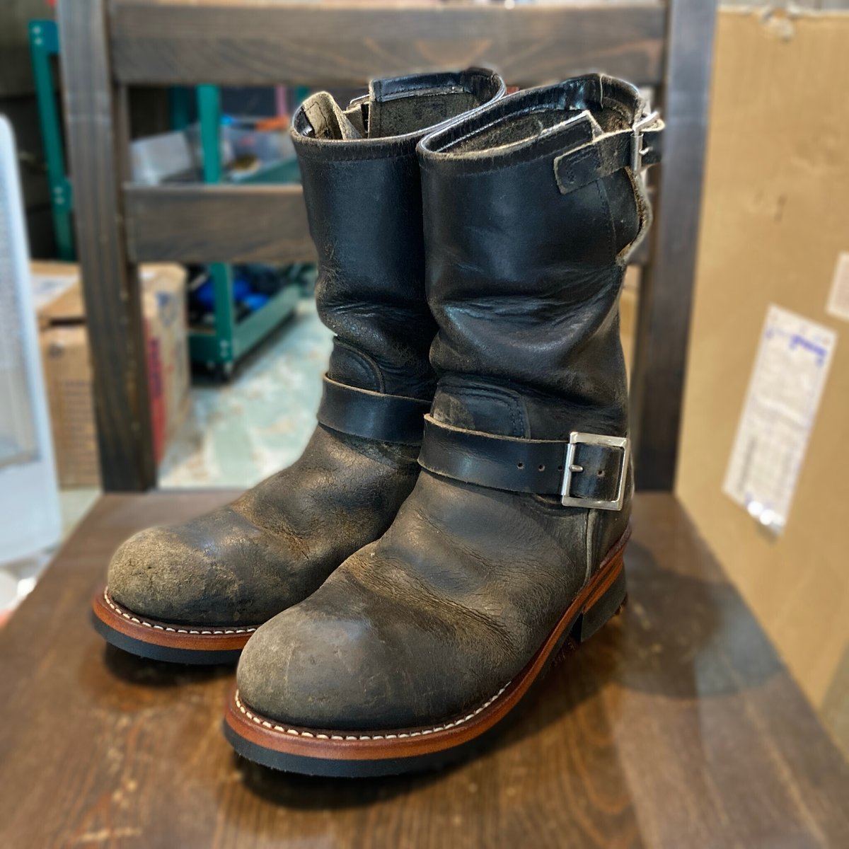ソールカスタム/ソール交換】Red Wing PT91 Engineer Boots｜CREA  