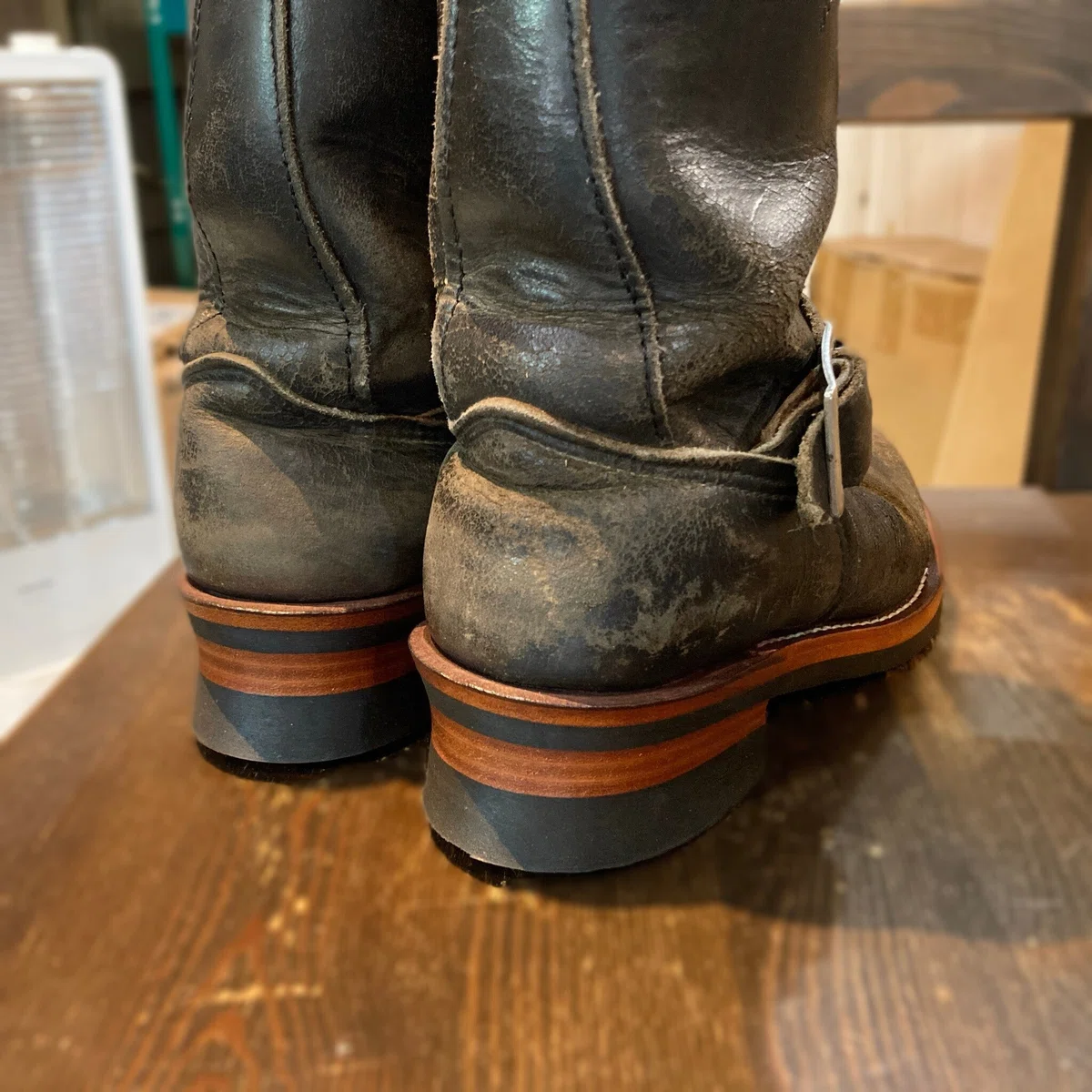 ソールカスタム/ソール交換】Red Wing PT91 Engineer Boots｜CREA 
