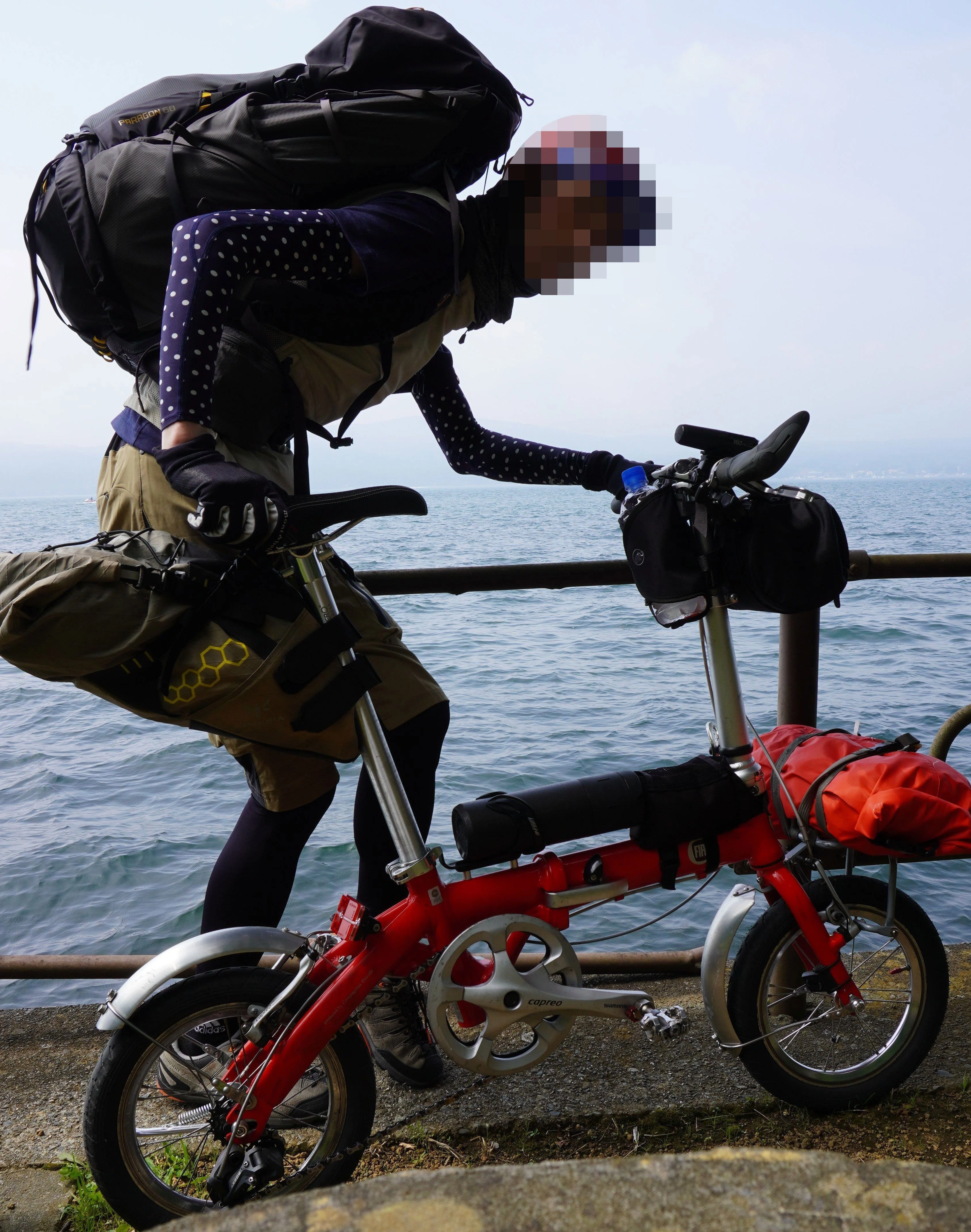 折りたたみ自転車 14インチ　完全カスタム 自転車カスタム(折り畳み14インチ)Vol.10～キャンプを14インチ自転車と