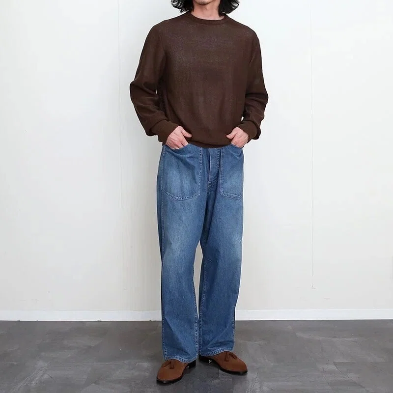 maatee&sons強撚SHETLAND裏CASHMERE ひょっとこP/O ひょっとこ 