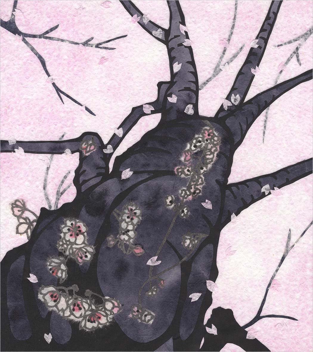 胴吹き桜｜SengaArt