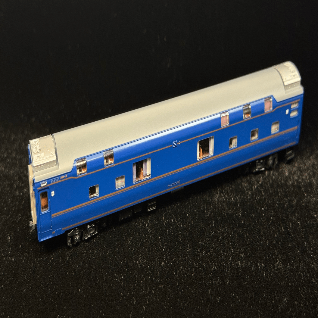 tomix 北斗星　オロハネ24 500 オロハネ24 501 車両紹介】 オロハネ24-500（北斗星ロイヤル・ソロ/JR東日本）｜こもも