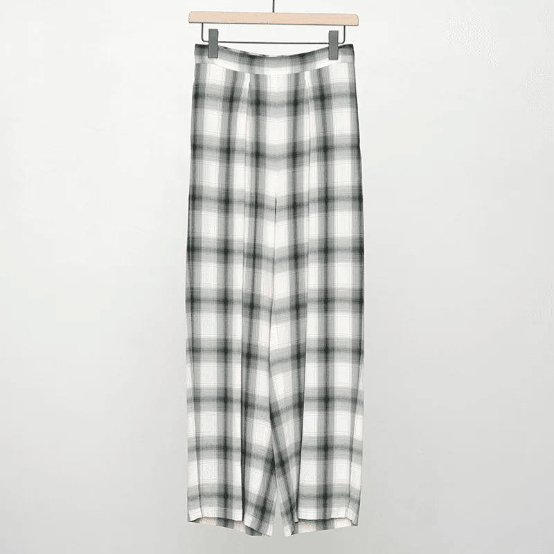PHEENY】3rd delivery 3/23(土)スタート Rayon ombre check gatherd pants ｜THIRTY'  THIRTY'