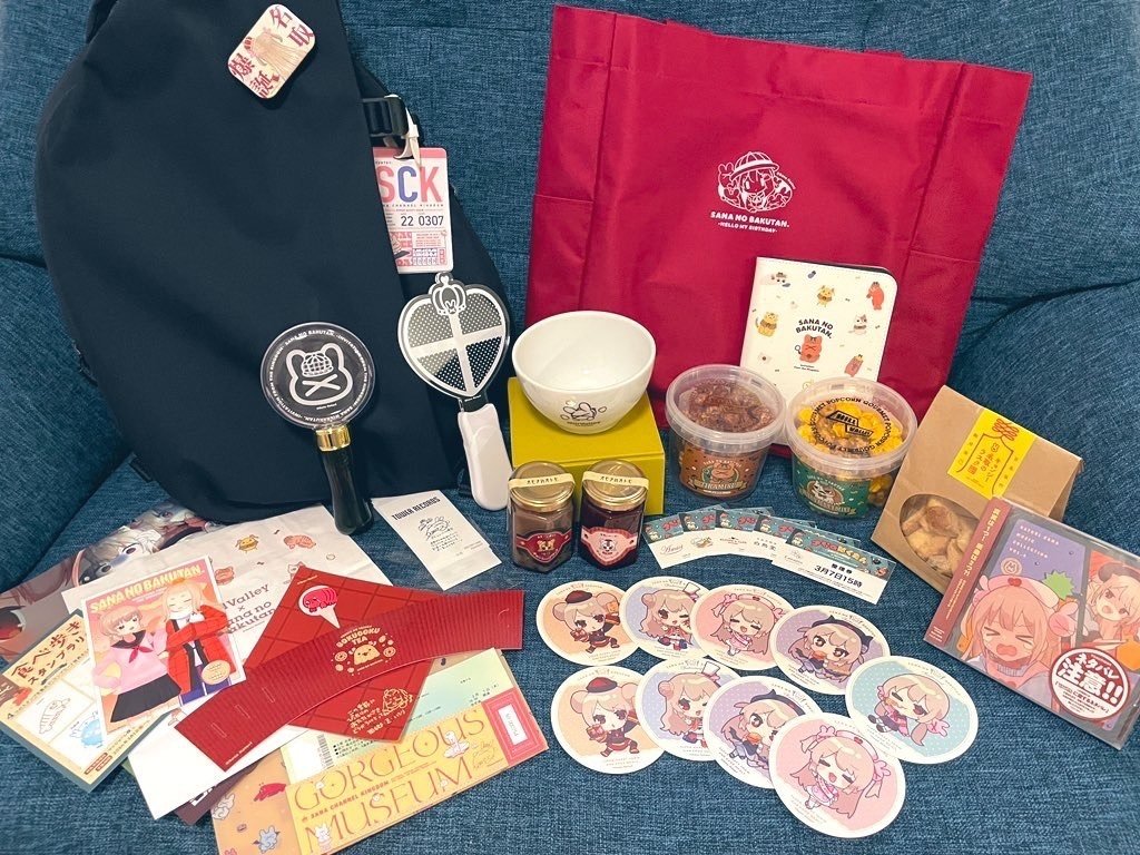 名取さな】HillValley × さなのばくたん ポップコーンボウル 名取さな