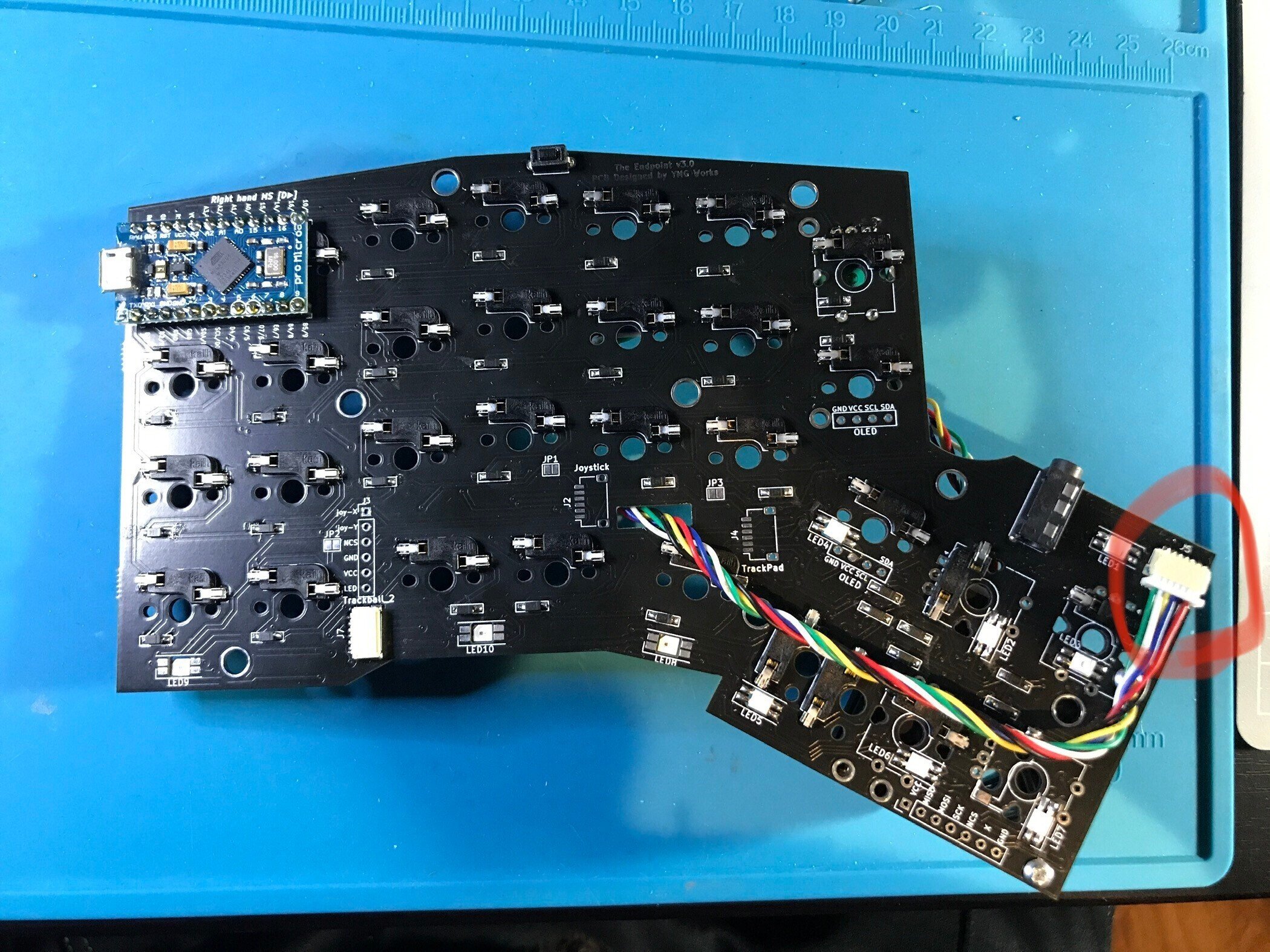 3.6 TheEndpoint_meishi Trackball Module,AZ1UBALL取り付け方法