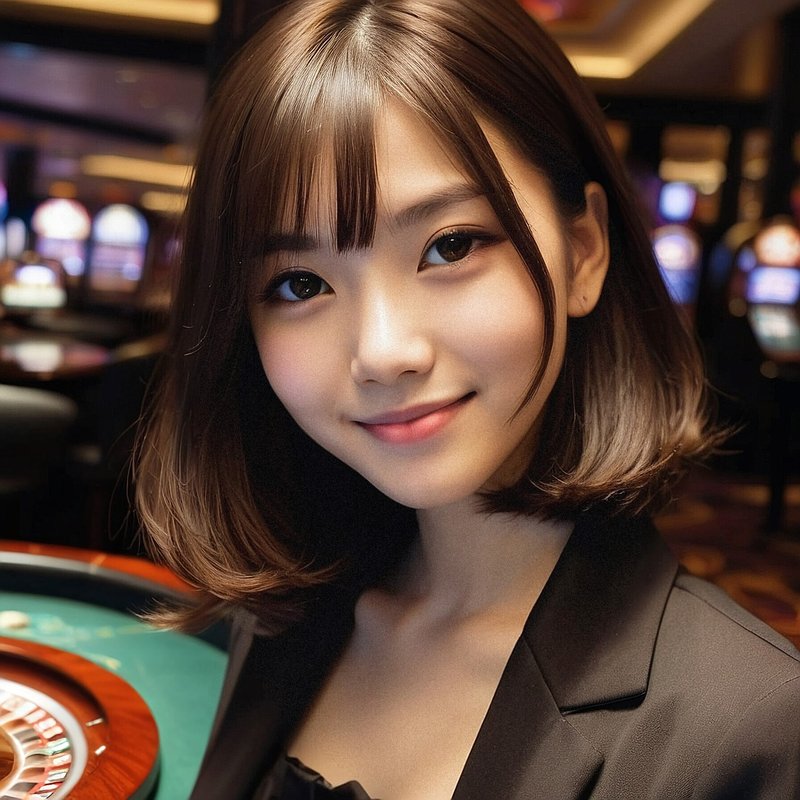 カジノ・ギャンブル・賭博・博打・美女・美人・女性・人物　AI画像生成、無料（フリー写真・フリー素材・フリー画像）01