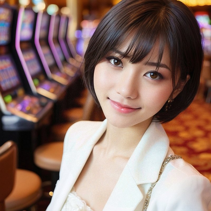 カジノ・ギャンブル・賭博・博打・美女・美人・女性・人物　AI画像生成、無料（フリー写真・フリー素材・フリー画像）02