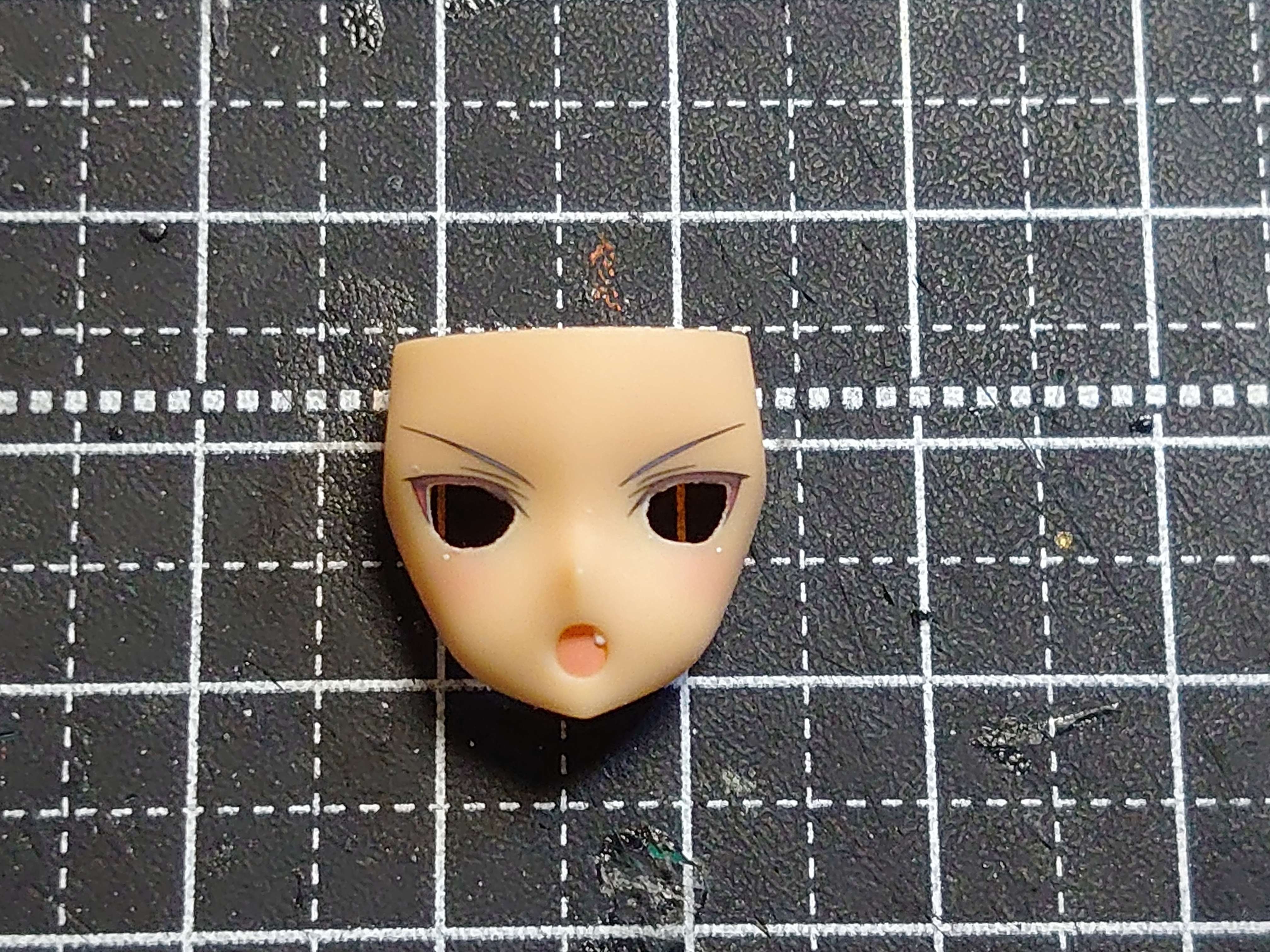 プラモ神姫のドールアイ化加工｜深波 月夜