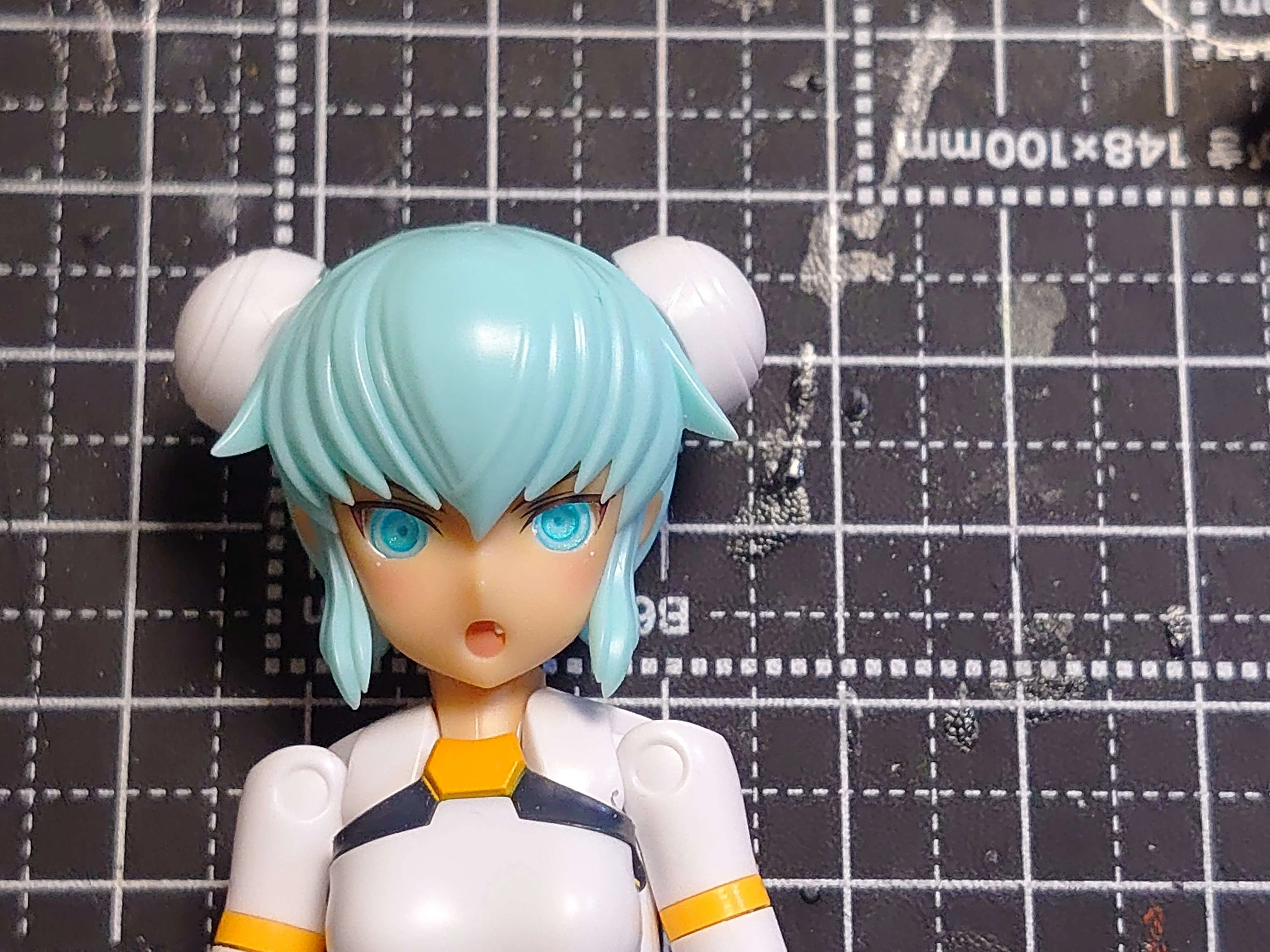 プラモ神姫のドールアイ化加工｜深波 月夜