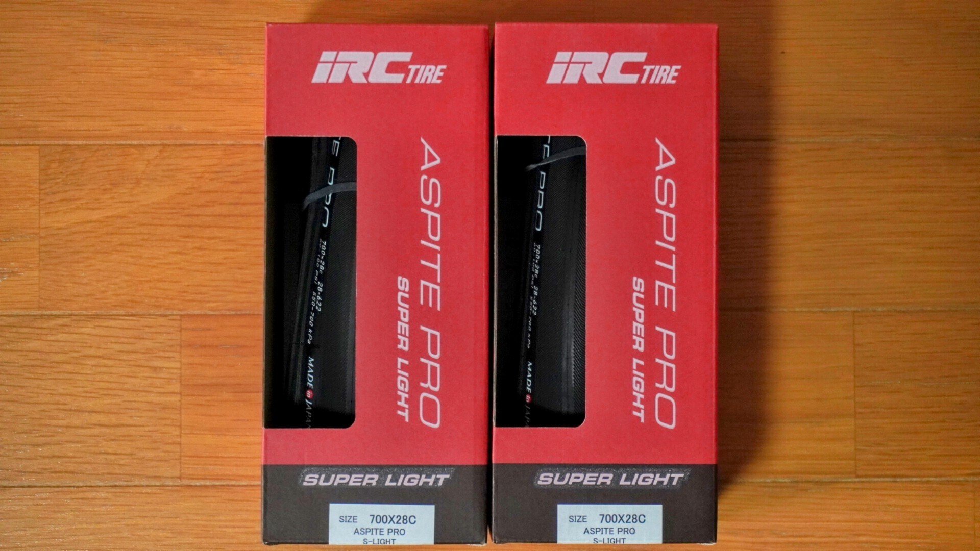 GP5000が良すぎて抜け出せない人 iRC ASPITE PRO S-LIGHT 28Cを