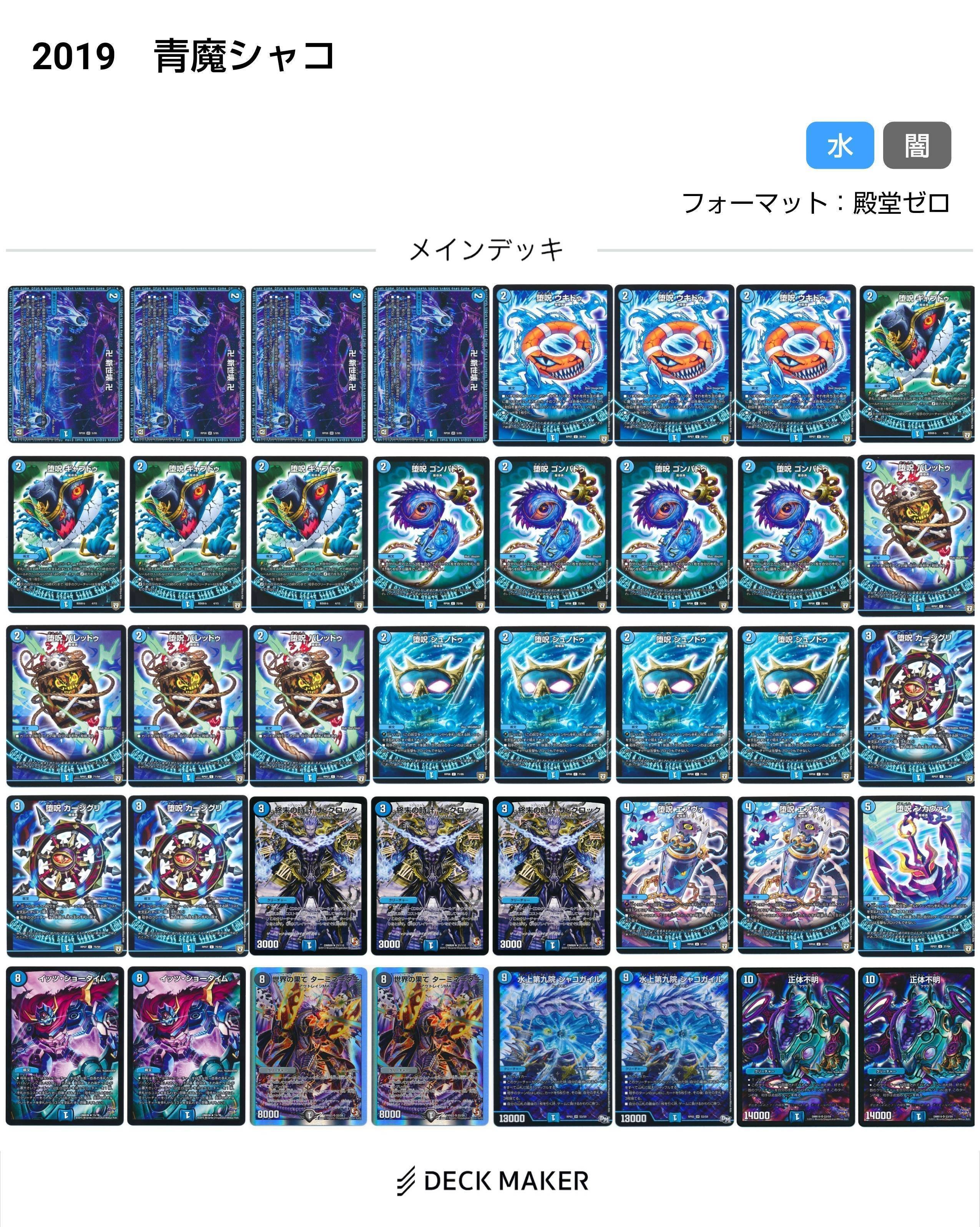 青魔道具デッキ デュエルマスターズ 青魔道具 デッキレシピ詳細 | ガチまとめ