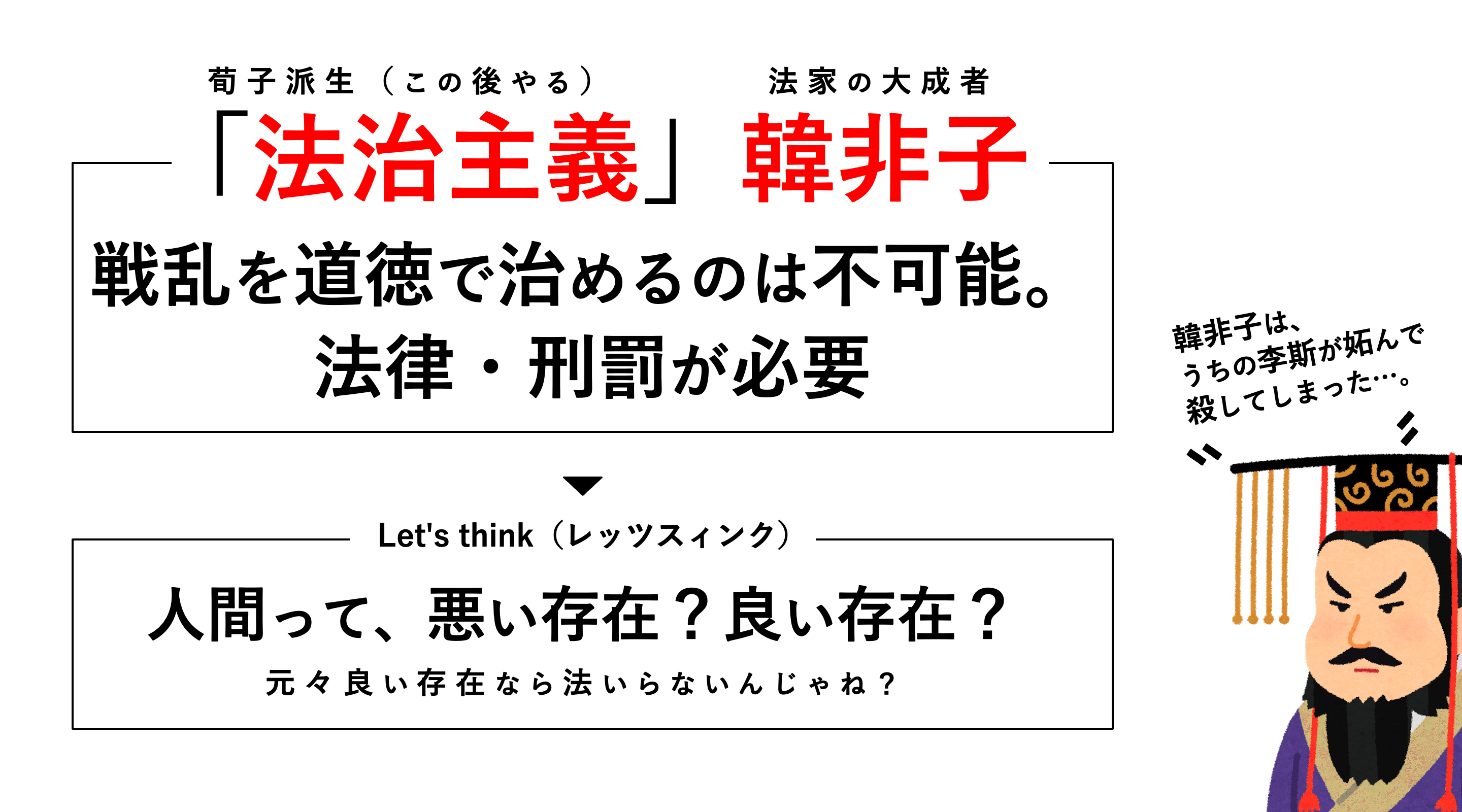 倫理の指導案】中国思想×ルールか、道徳か、はたまた武力か（孔子