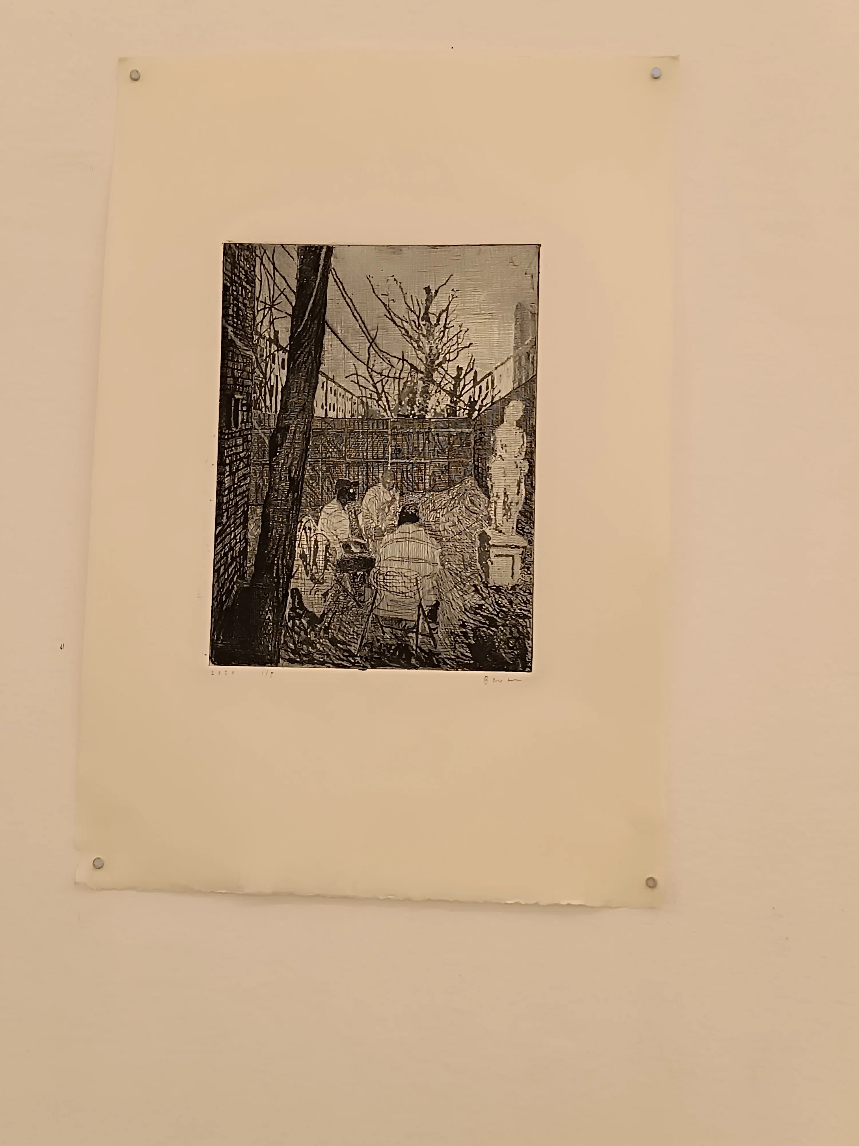 ロシア人のアーティスト父子の展示