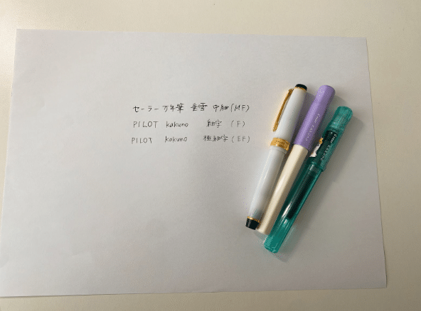 極上の書き心地】セーラー万年筆SHIKIORIー四季織ー垂雪（しずり