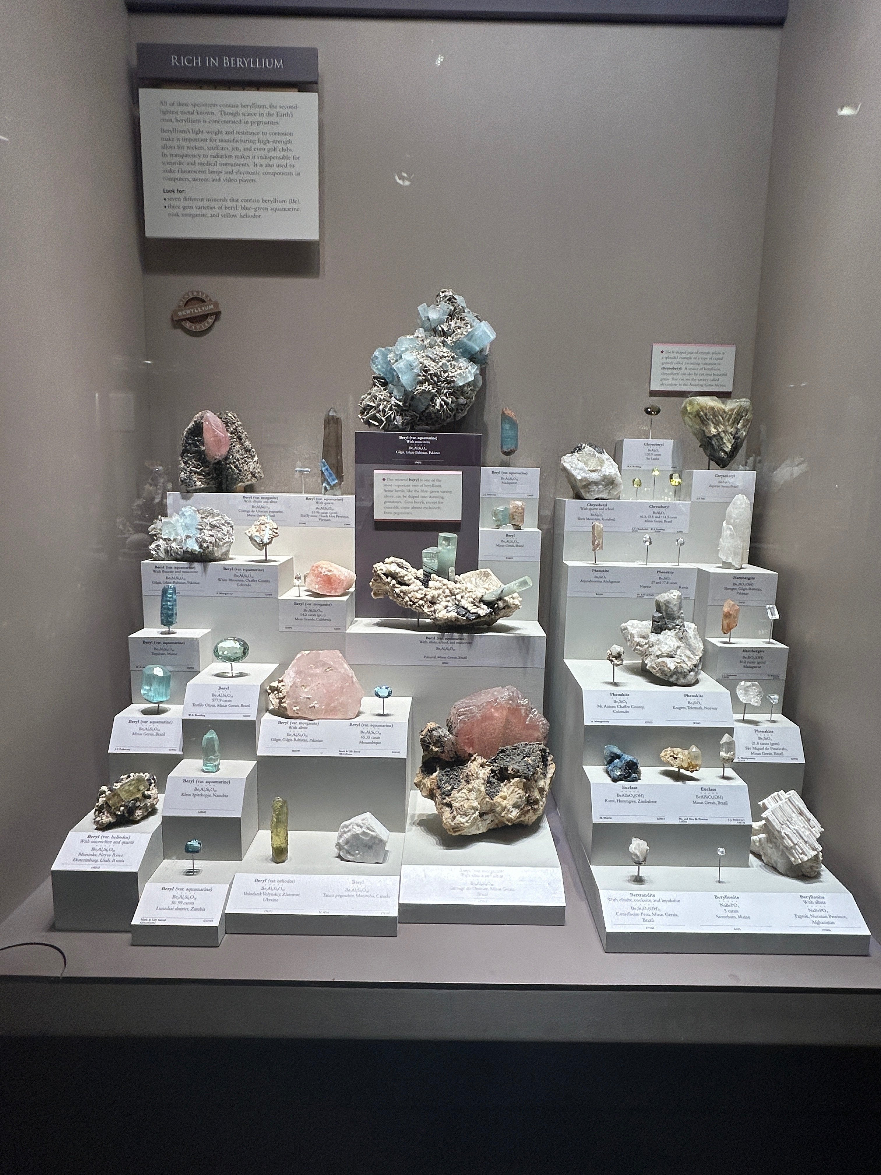 スミソニアン自然史博物館(4)鉱物の多様性ある世界を知るには