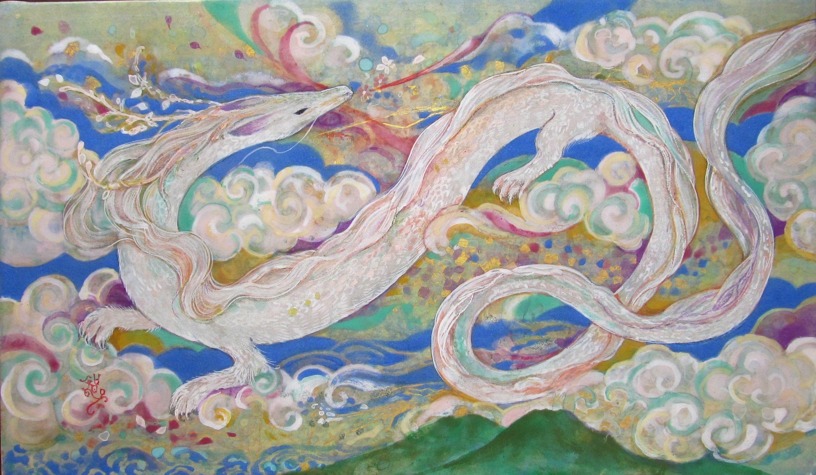 作品解説 龍の絵｜nakaitomoko