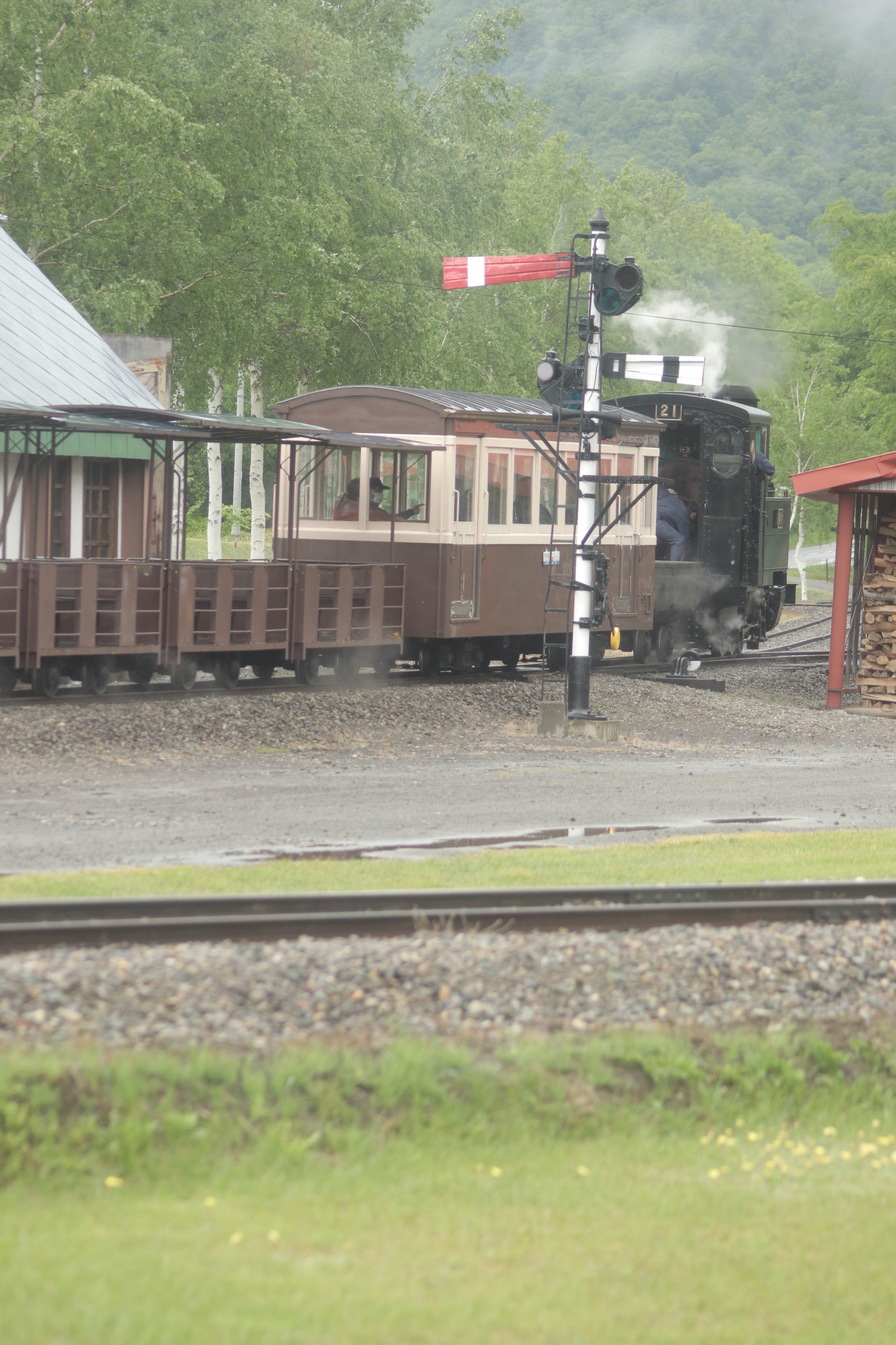 動くミニSL 丸瀬布いこいの森 雨宮21号｜あかしな