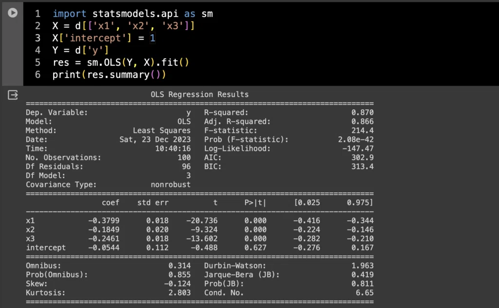 Import Statsmodels Weights & BiasesをStatsmodelsで使う|jniimi