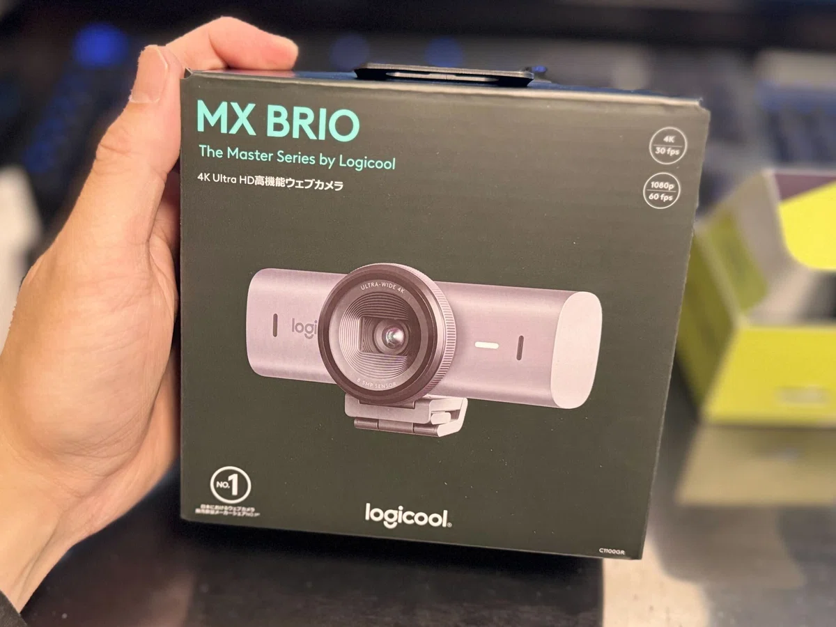 Logicool MX BRIO 4K ウェブカメラ 一回使用のみ（フラッグシップ 