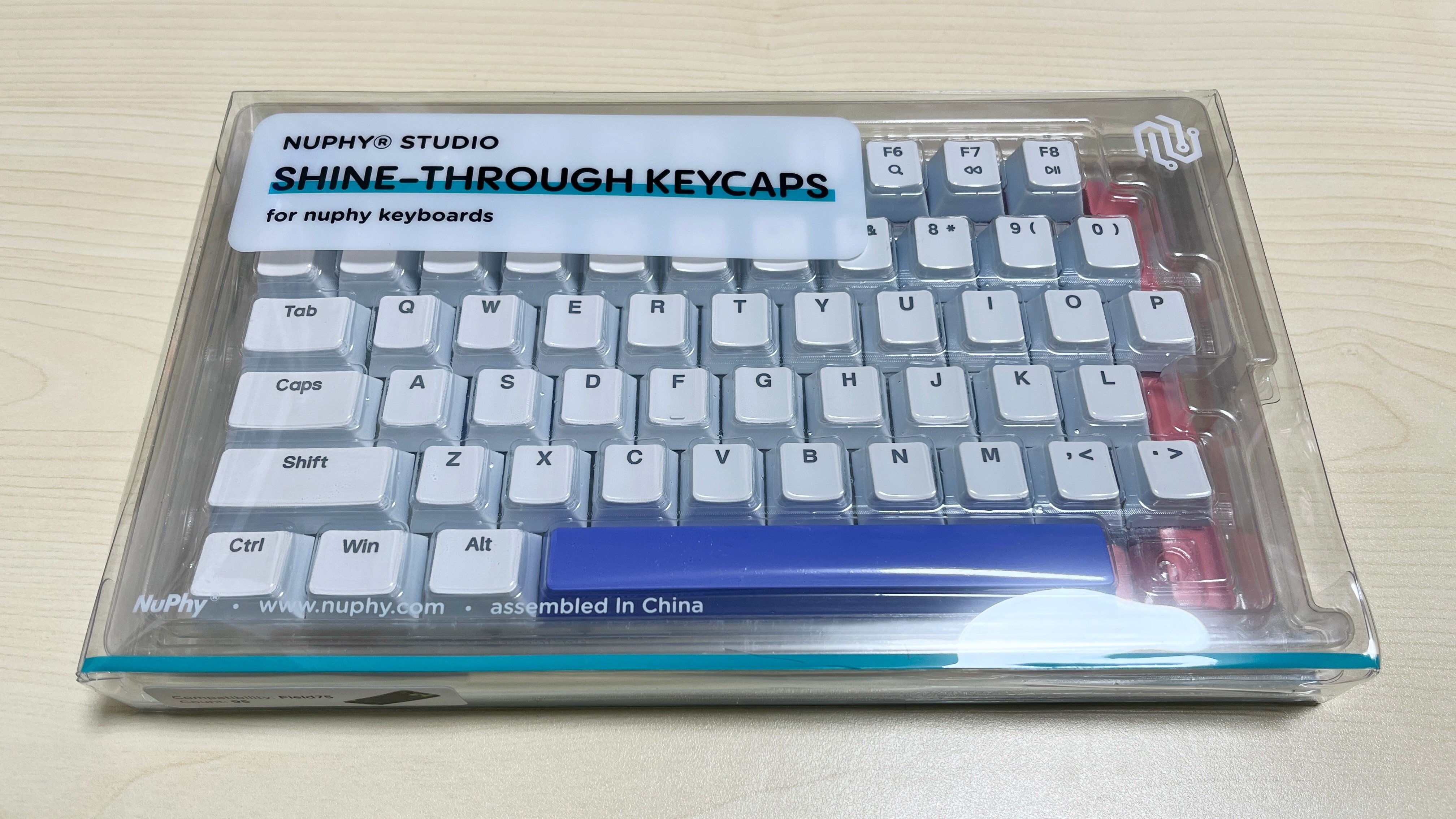 キーキャップを交換しました:Nuphy, Noether & Gravity Shine キーキャップを交換しました:Nuphy, Noether & Gravity Shine