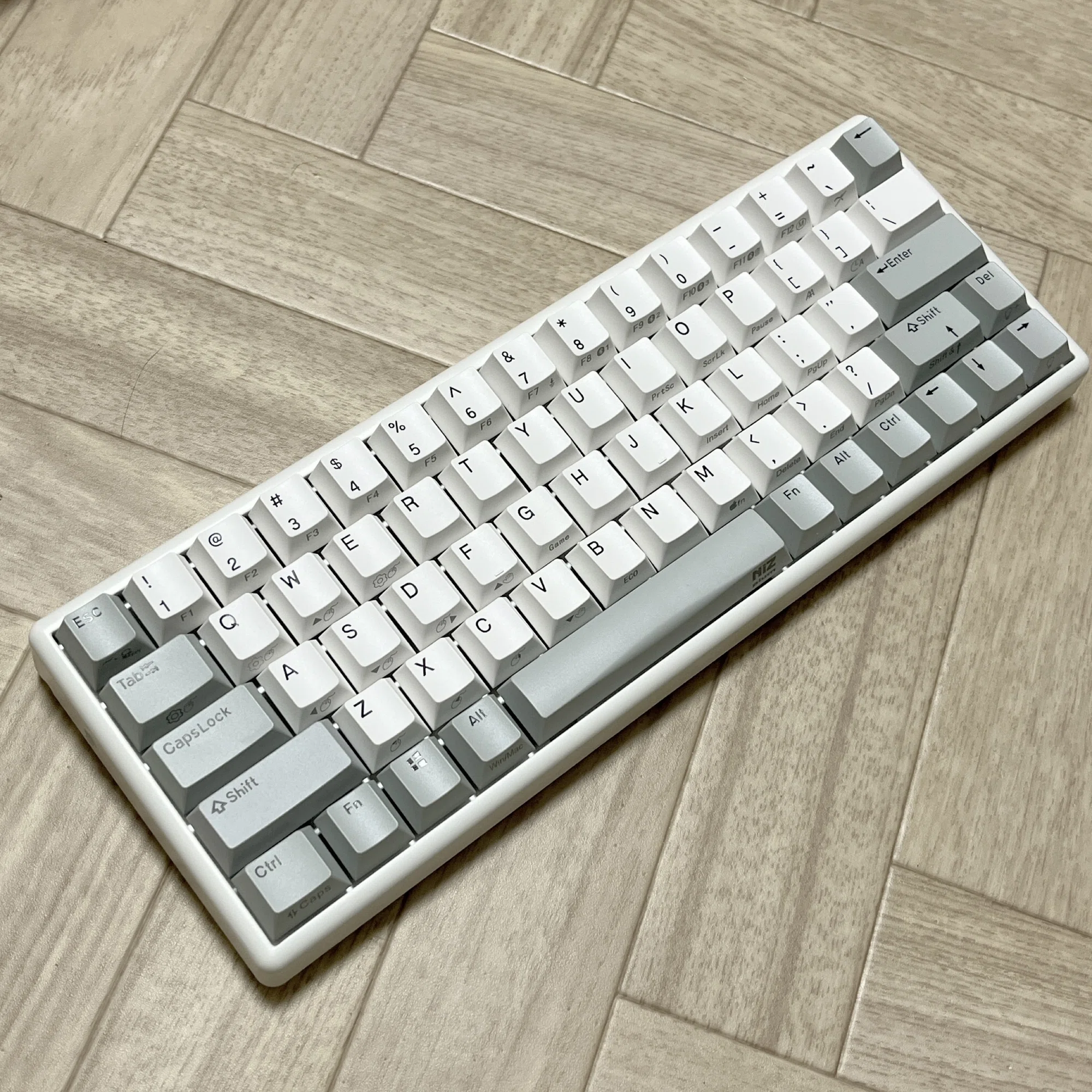 Macしか使ってない私がNiz ATOM66のキーボードを最小限のカスタムをし 