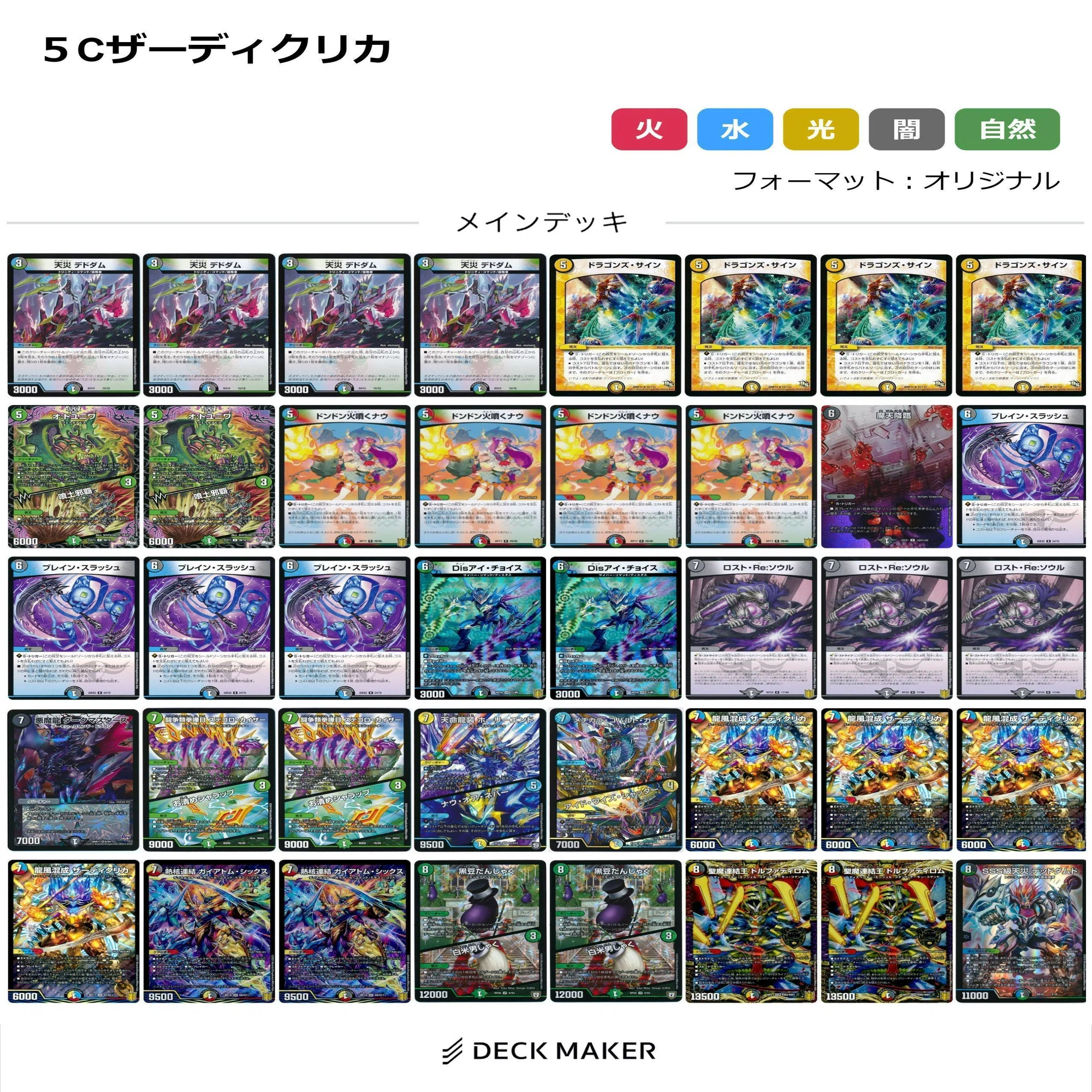 デッキ解説5Cザーディクリカ編｜FeyXhai