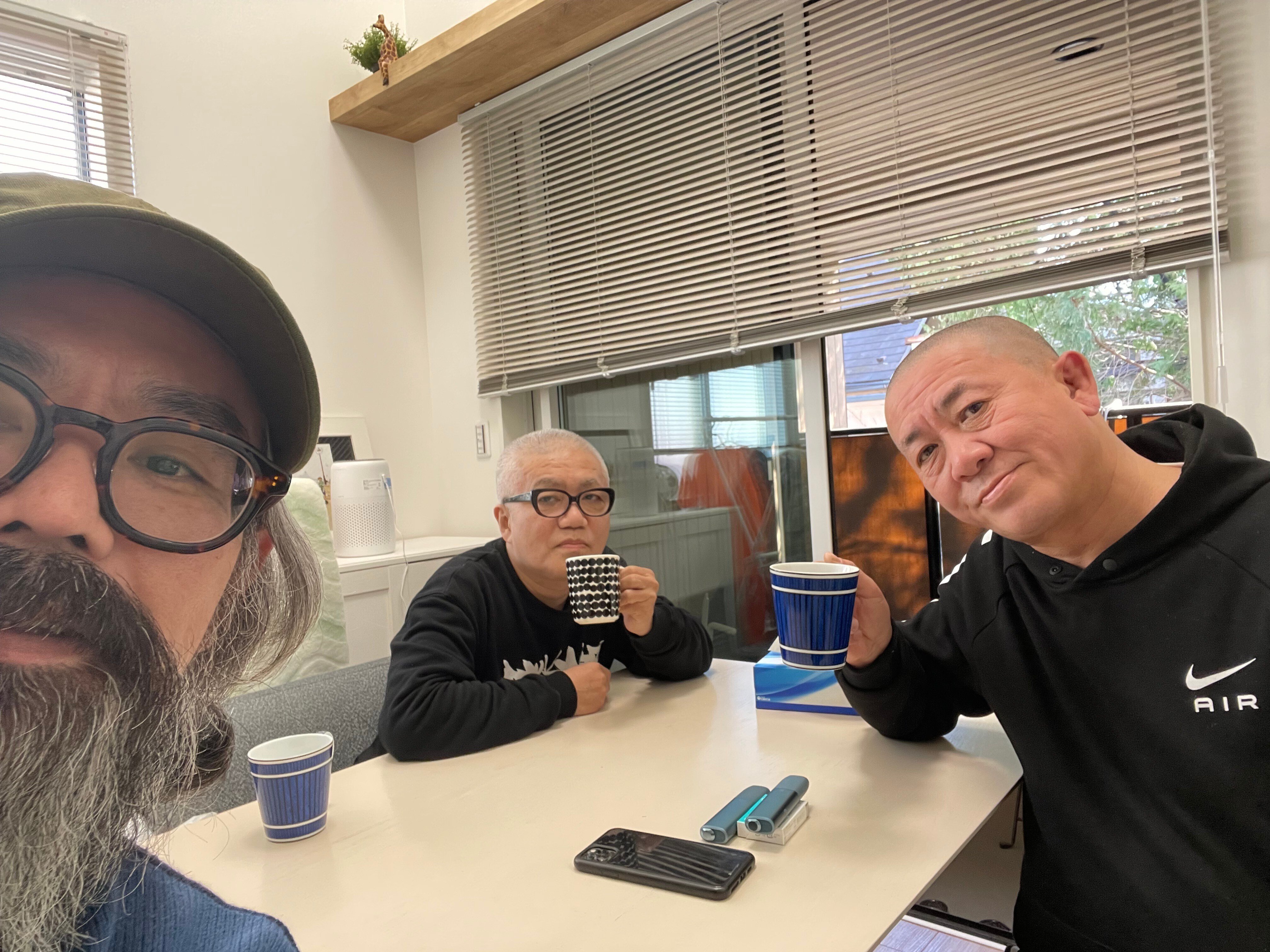 3月27日（水曜）長男と三又又三・原田専門家の鼎談を覗き見。その後