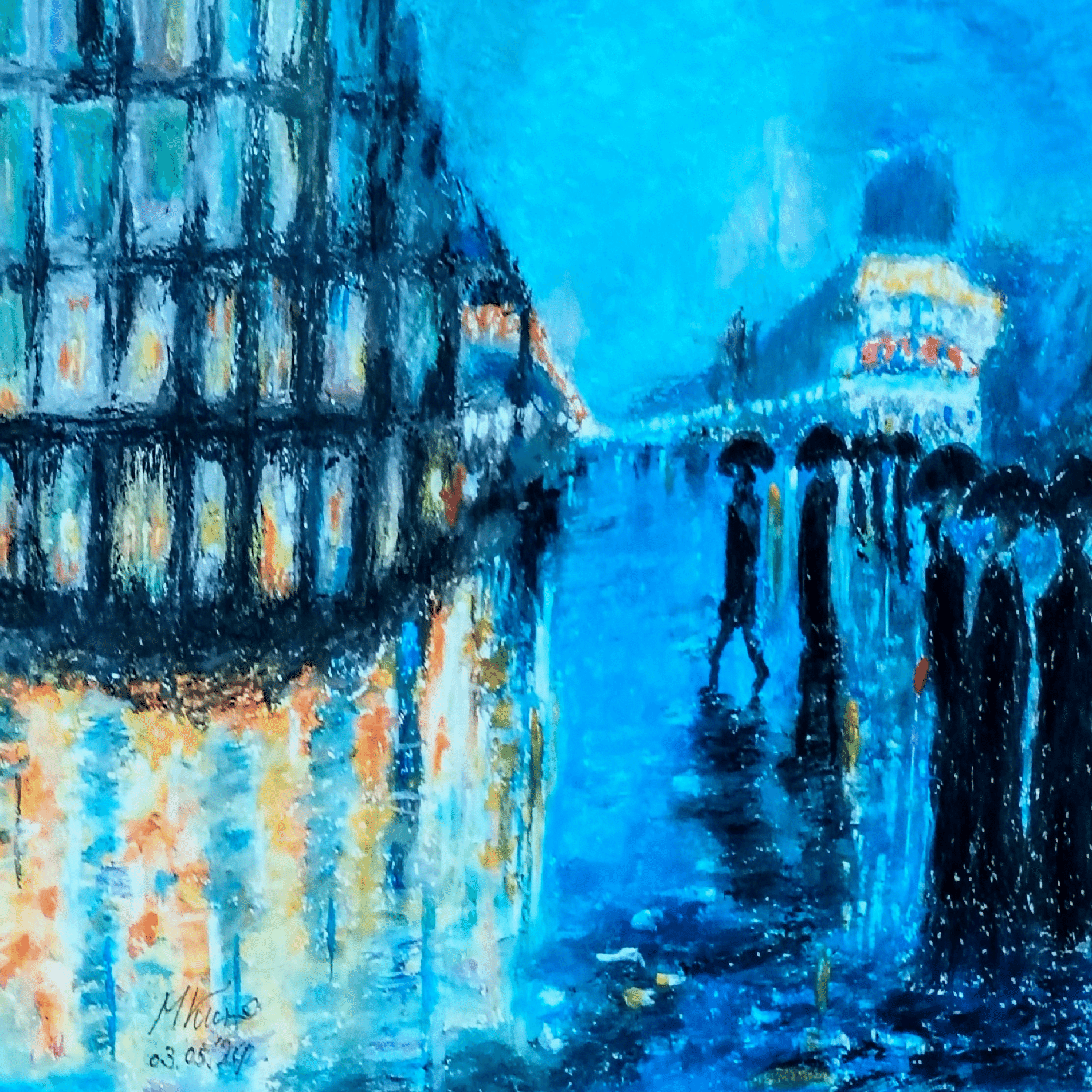 ユリゲラー 絵画 学芸美術 画家の心 第51回「レッサー・ウリィ 夜のポツダム広場