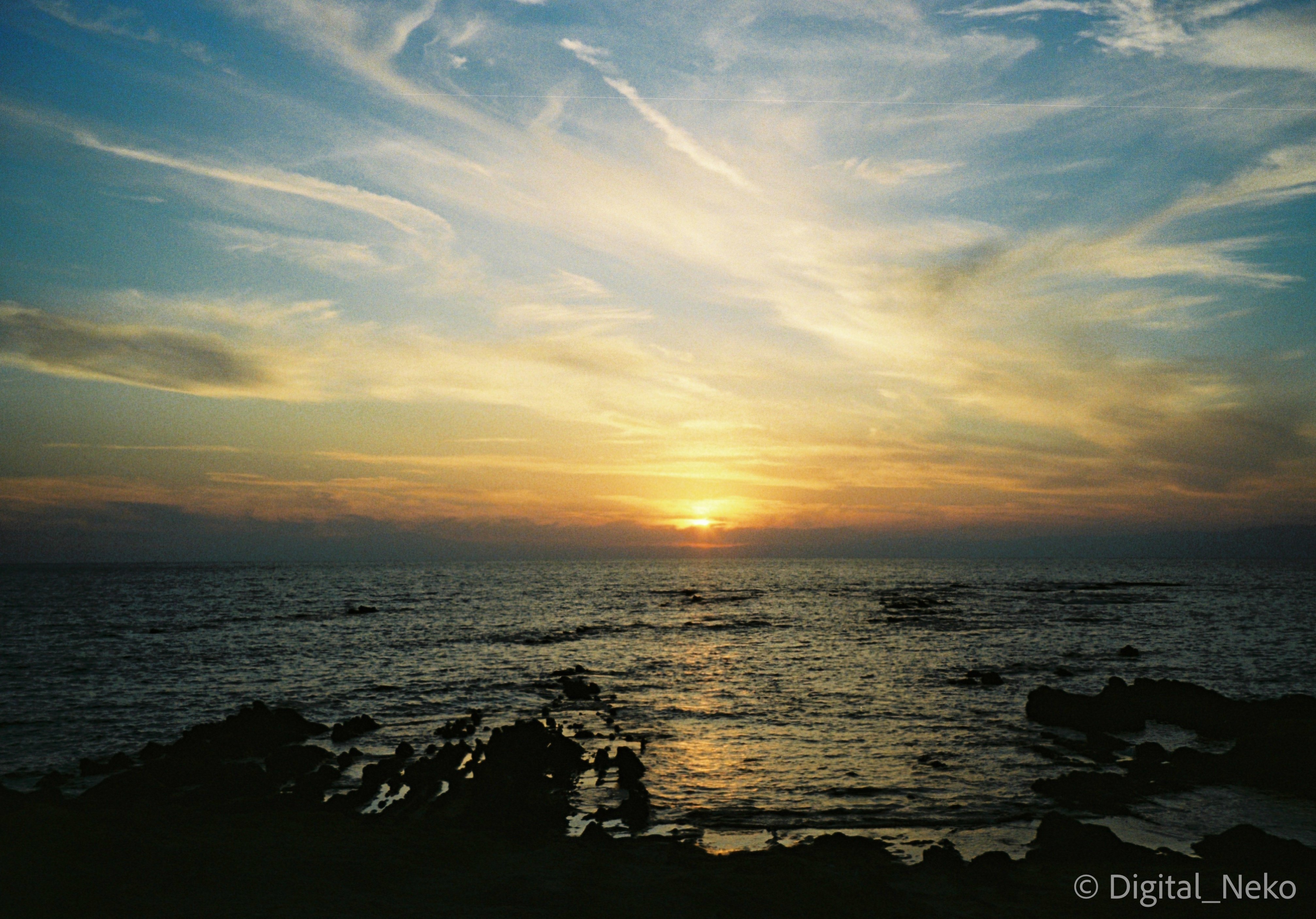 木村一堂　海岸風景 フィルム歩き 葉山一色海岸・夕景 Kodak UltraMax｜けえる