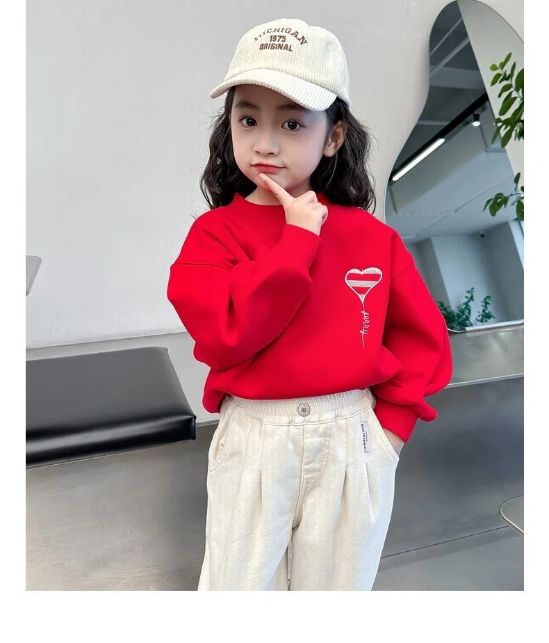 子供服] ハートデザインがかわいいトレーナー 韓国子供服 84755670