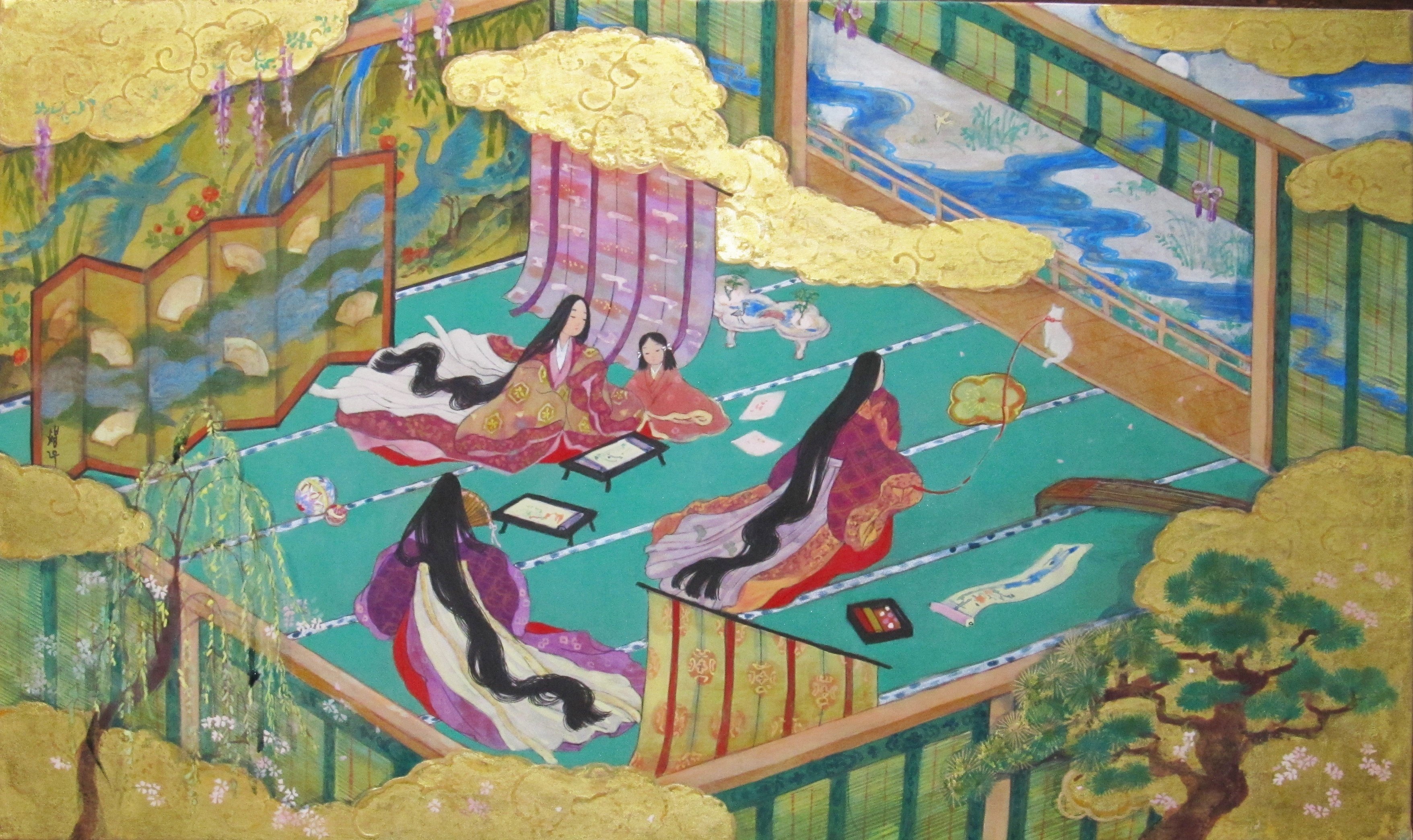 作品解説 絵巻の人々｜nakaitomoko