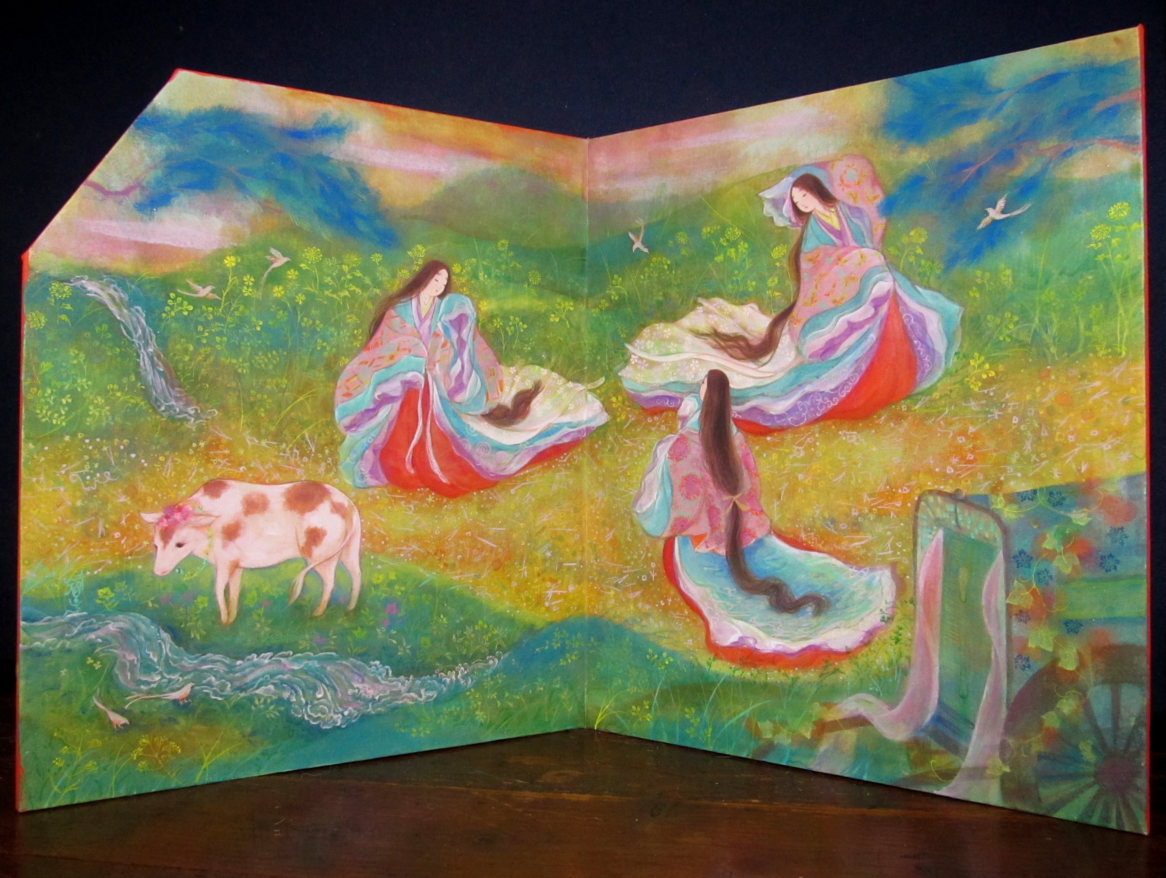 作品解説 絵巻の人々｜nakaitomoko