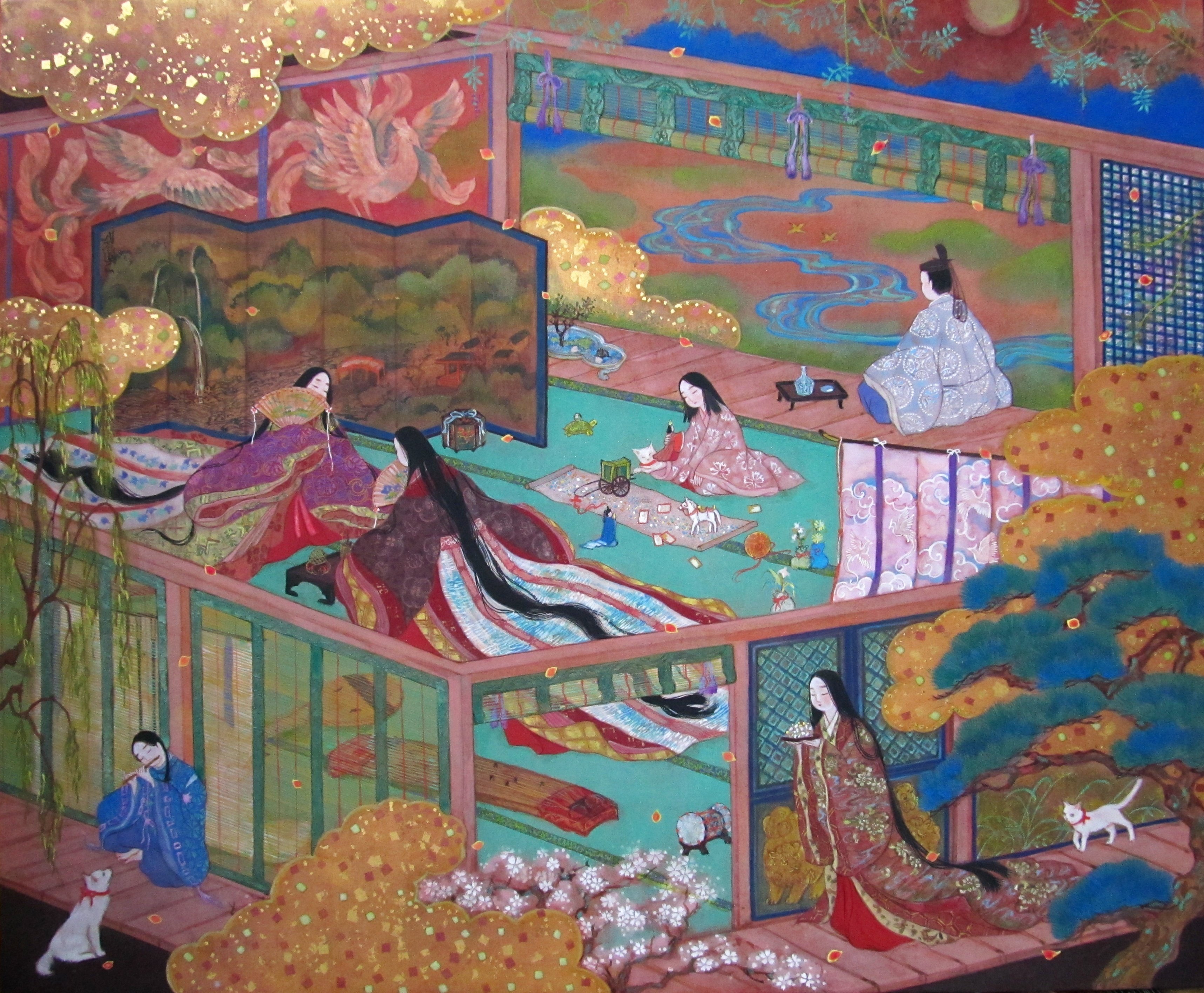 作品解説 絵巻の人々｜nakaitomoko