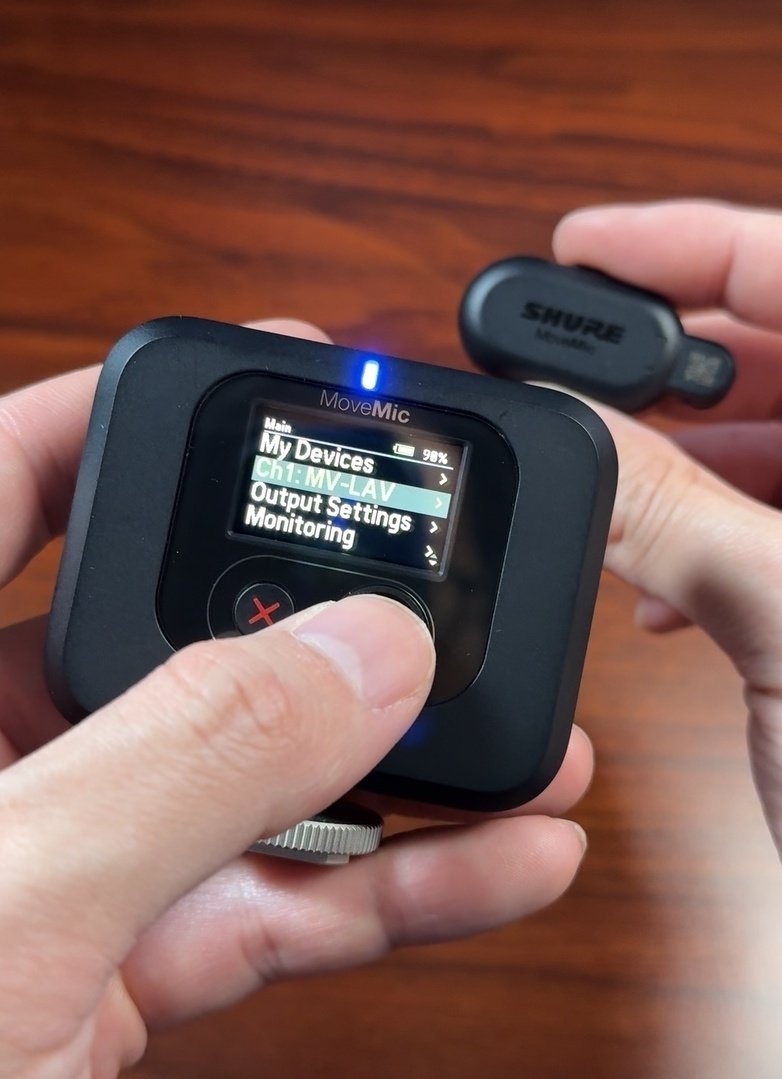 ワイヤレスピンマイク「SHURE MoveMIC」ファースト ワイヤレスピンマイク「SHURE MoveMIC」ファースト