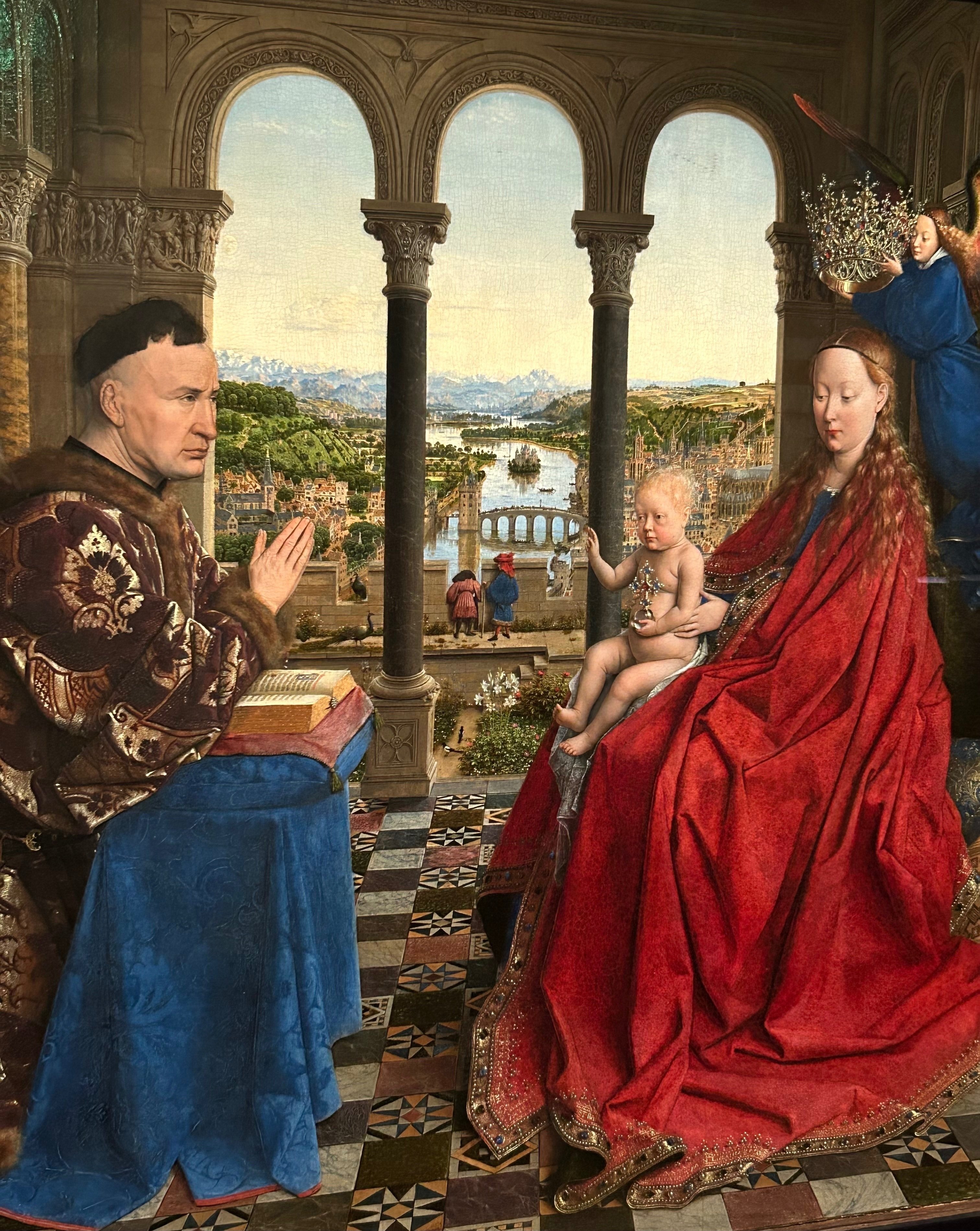 子供のためのルーブル美術館(99)よみがえったファン•エイク②/かくされ