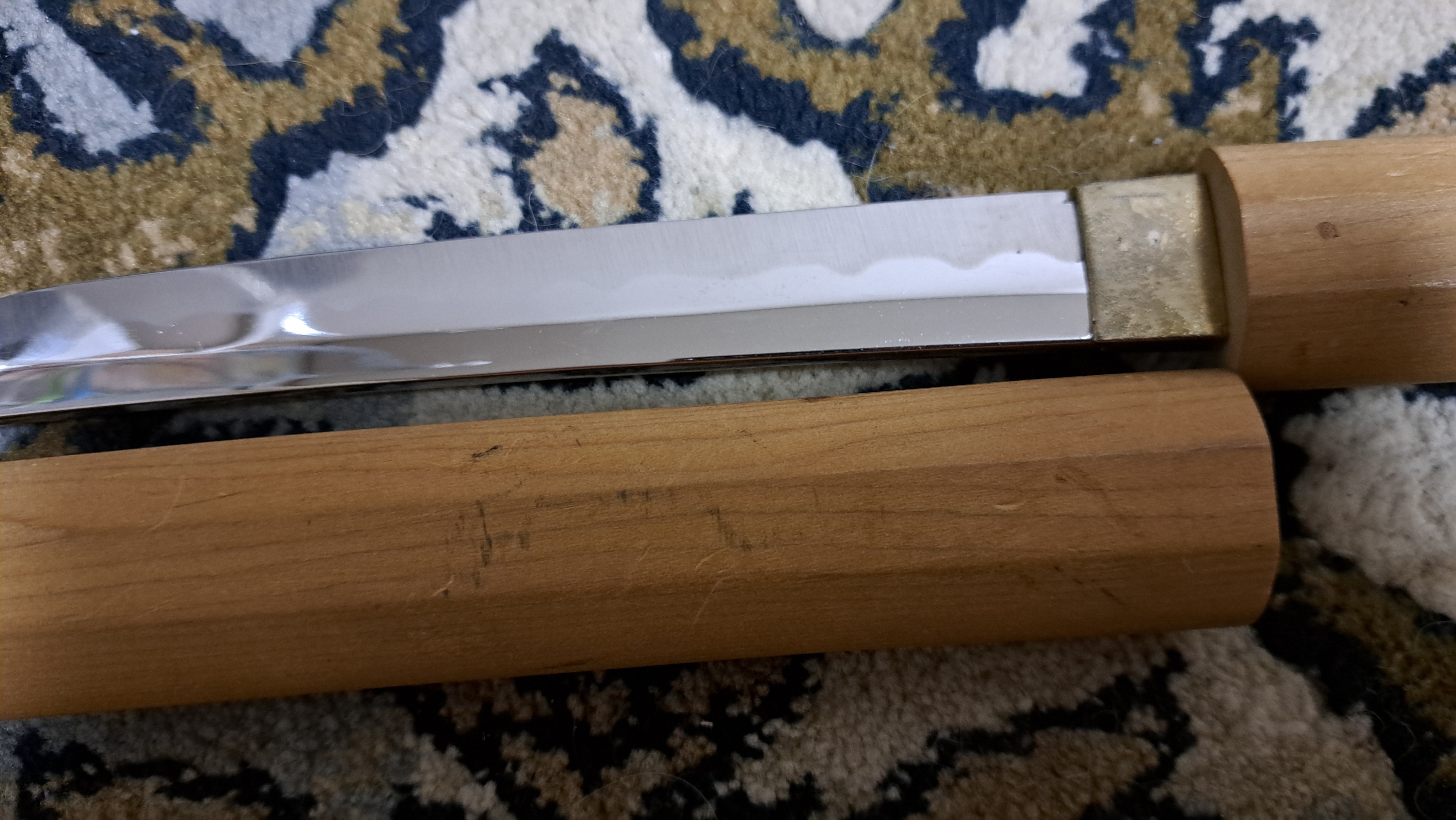 短刀　尾形刀剣　模造刀　OG-55 白鞘短刀9寸(2本セット) 尾形刀剣 白鞘 短刀 OG-55 ｜郭公