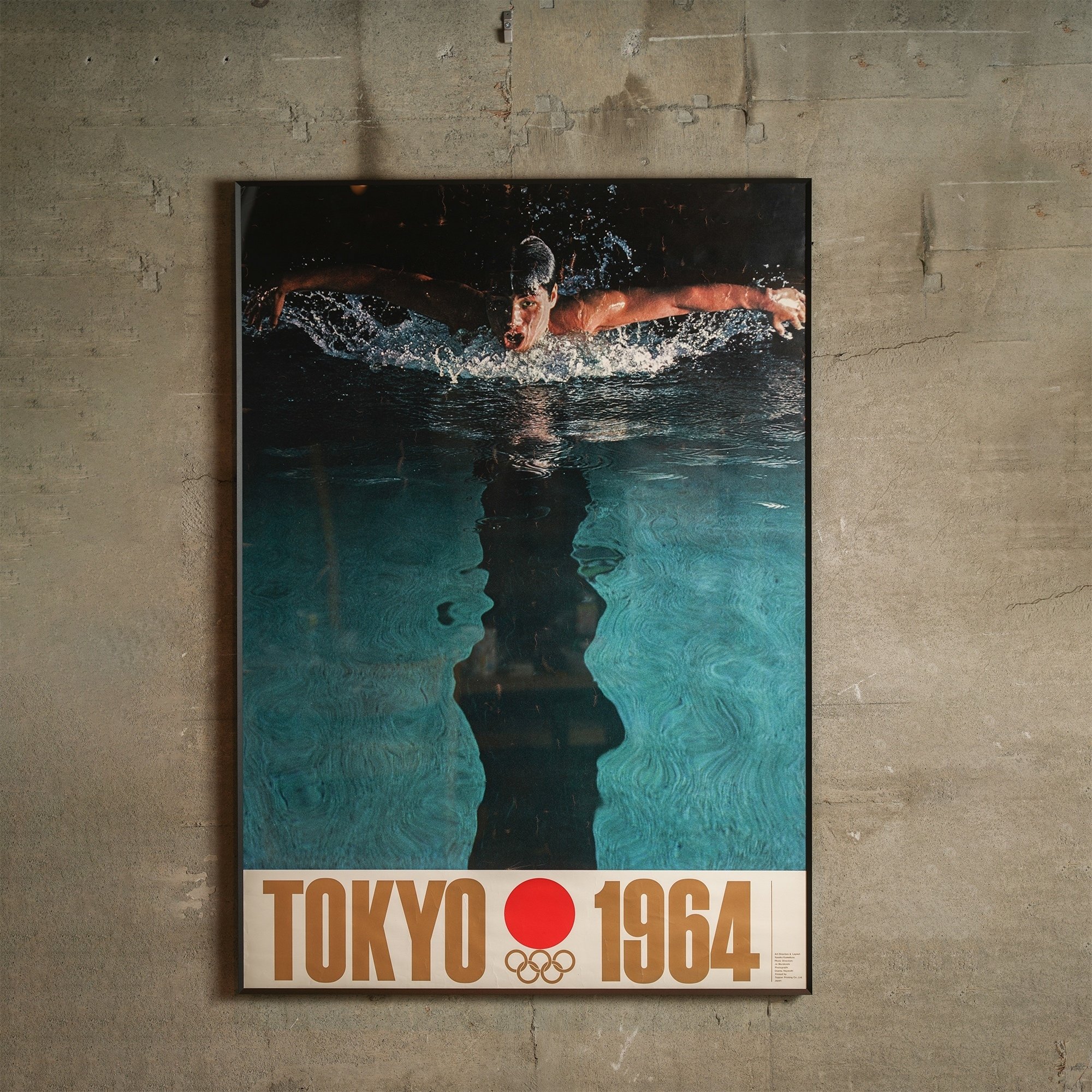 亀倉雄策 オリンピックのポスターを額装しました ~東京 亀倉雄策 オリンピックのポスターを額装しました ~東京