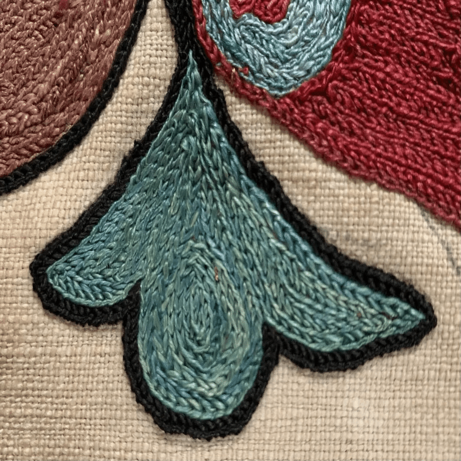 スザニの刺し方（ステッチ）〜かぎ針のユルマ（2）｜Hiroko Fukuda S.