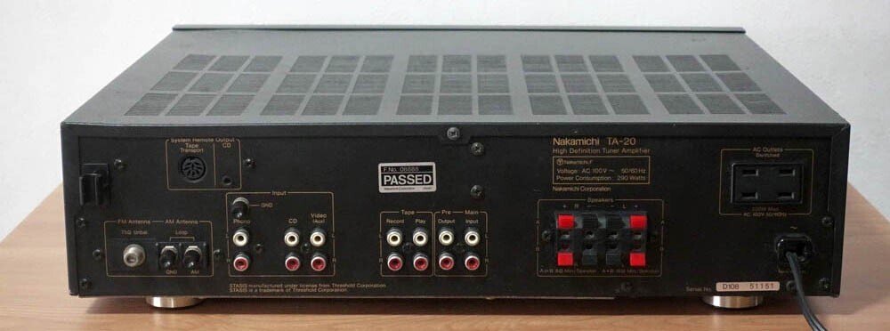 NAKAMICHI ナカミチ ステレオレシーバ TA-20