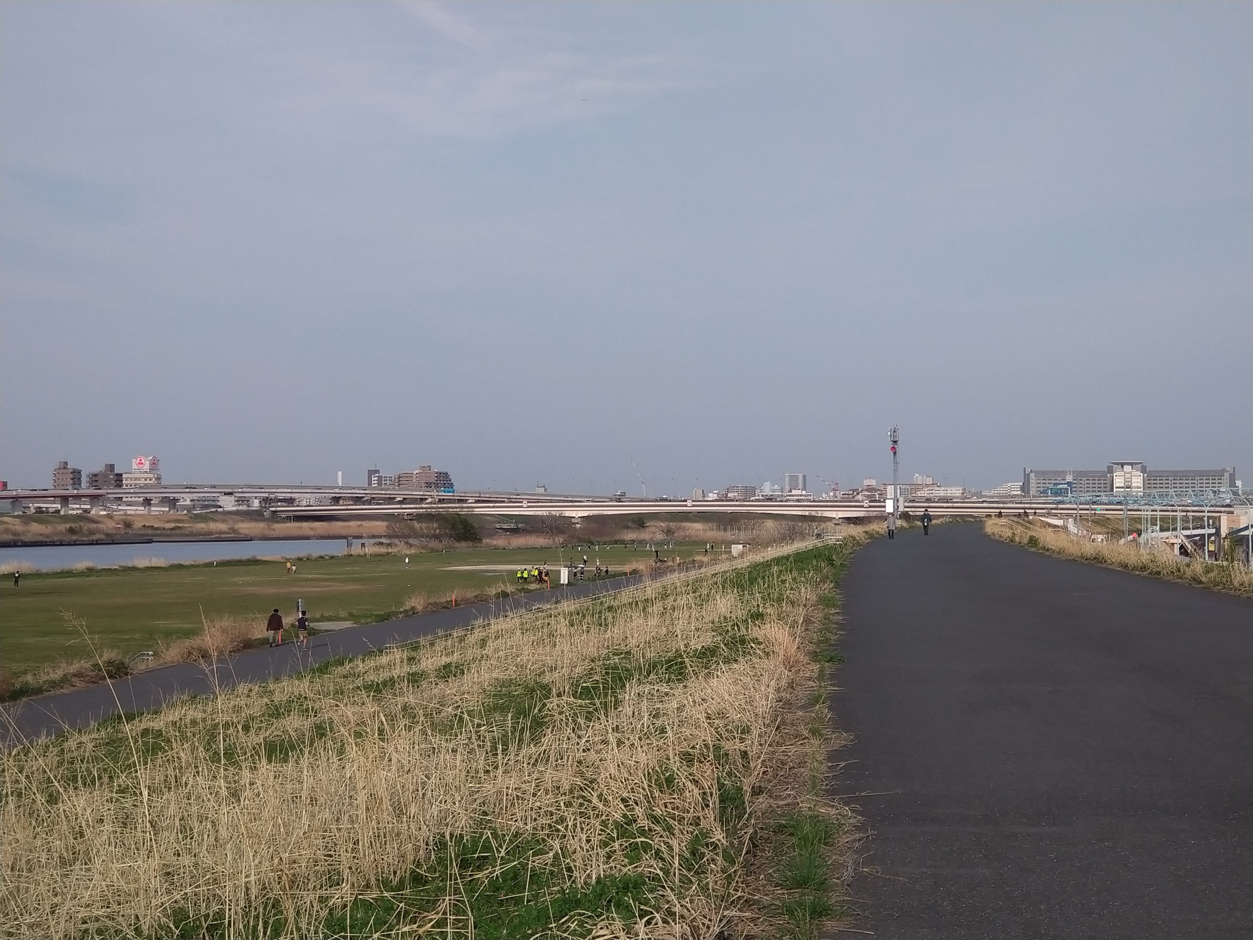荒川土手 穏やかな荒川土手 | Genta Shiozawa：塩澤源太のウェブサイト