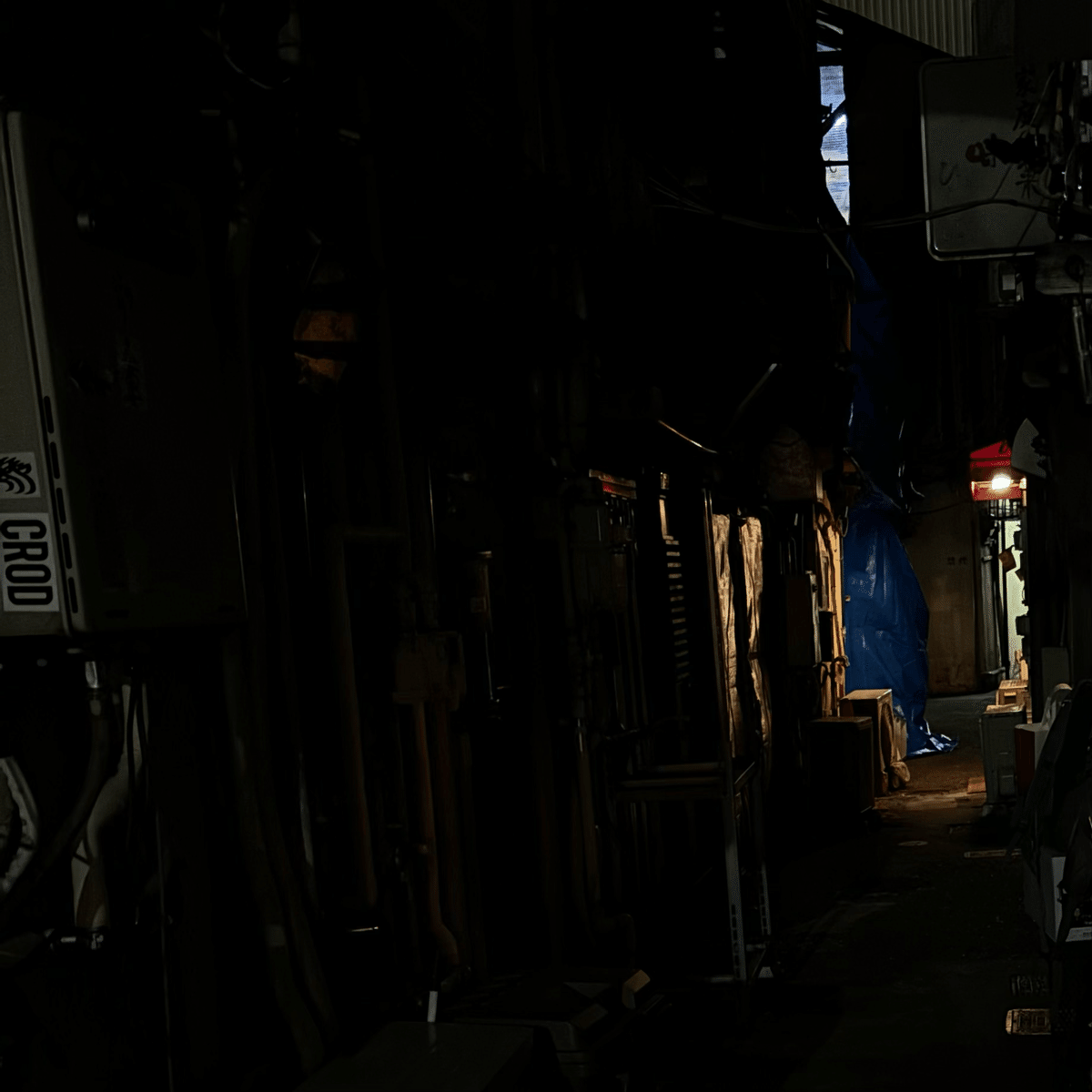 露出　夜 