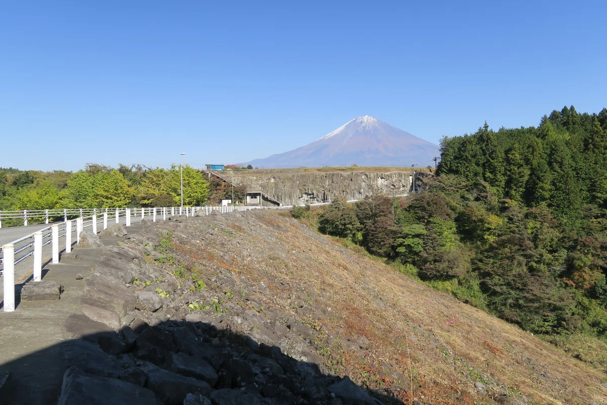 大倉川農地防災ダム 静岡県 富士山