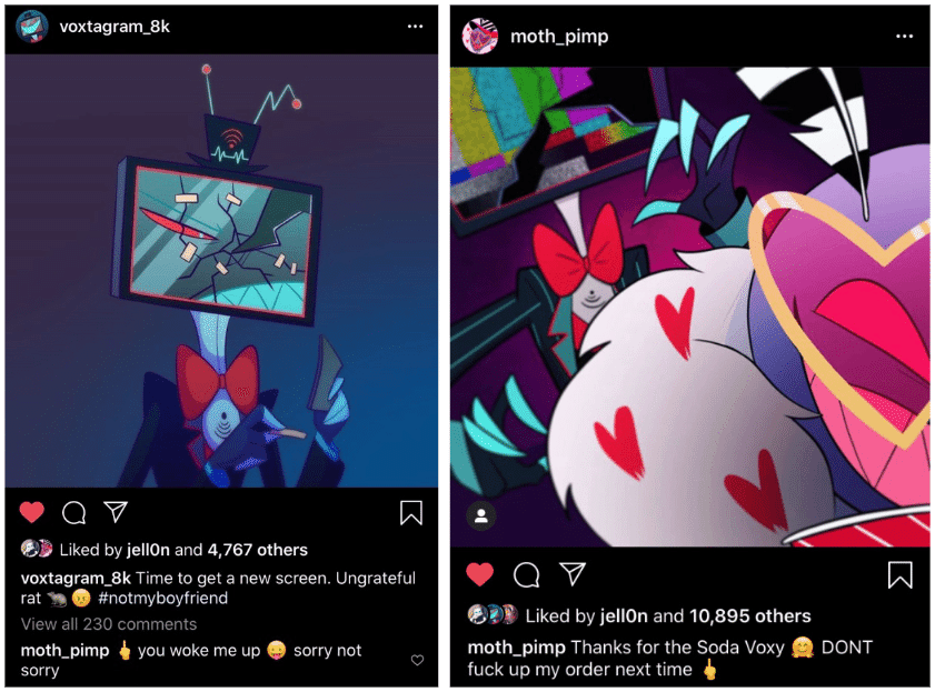 HAZBIN HOTEL 限定ピンセット シーズン2 ヴォックス　ヴァレンティノ Valentino bag hazbin hotel - Etsy 日本 ハズビンホテル 限定