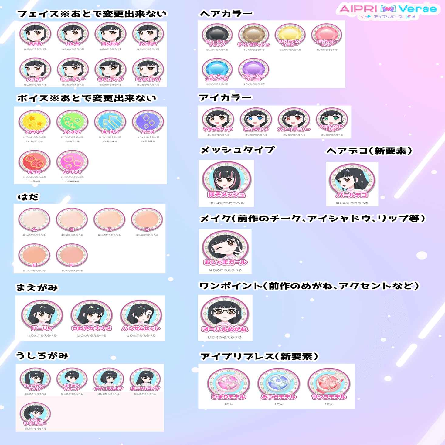 ひみつのアイプリ」＆「アイプリバース」のゲーム内容解説まとめ｜煌星