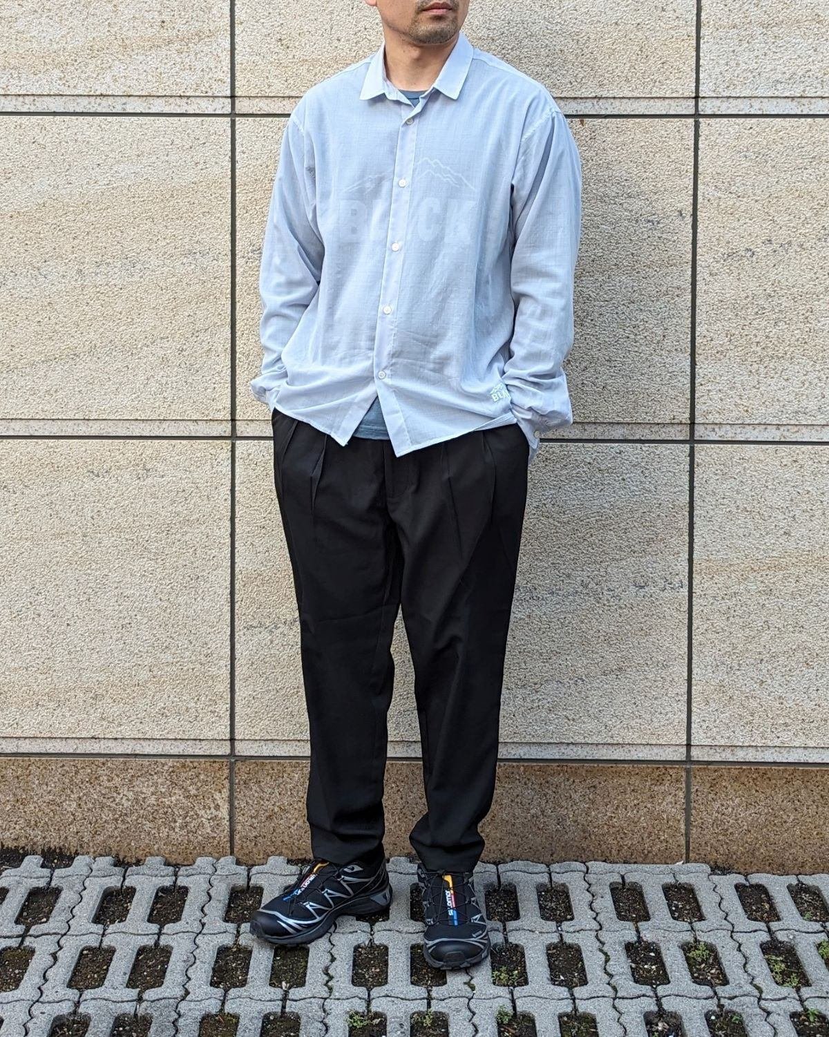 【人気】BLACK BRICK★ 登山パンツ これがNew登山スタイル。Relax Tapered PantsとHybrid Merino