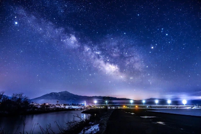 ⭐河川敷公園で見た天の川/Milky Way seen at Riverside Park